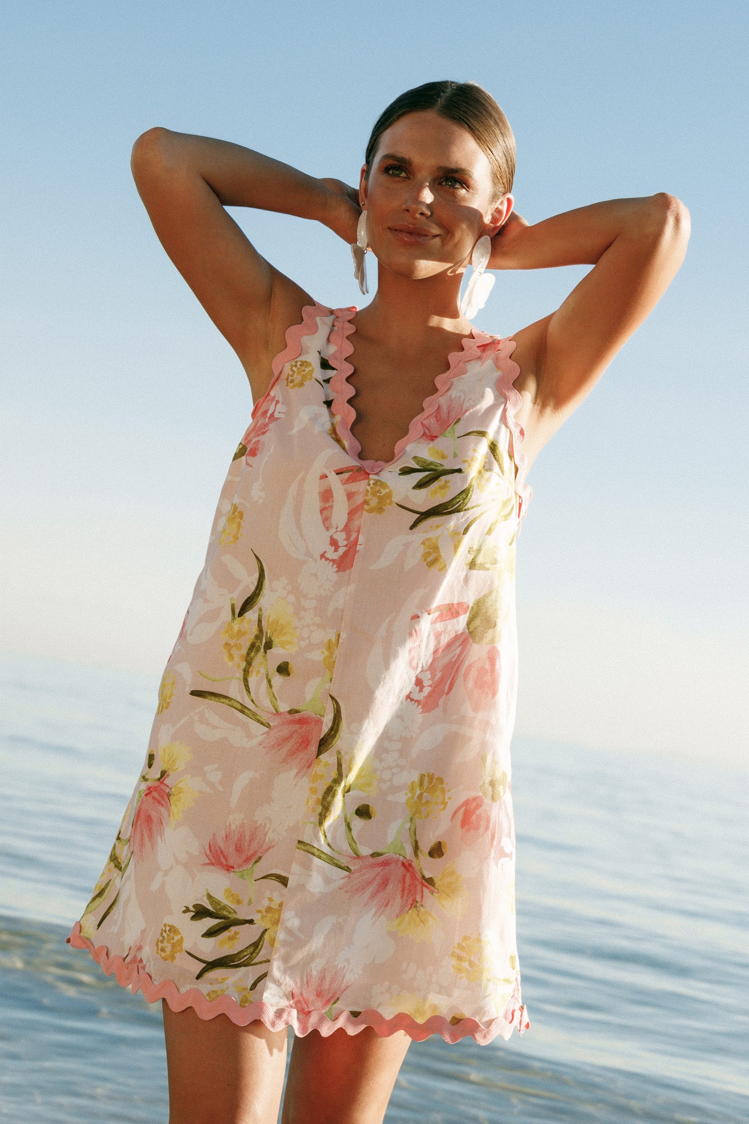 Petal and Pup USA DRESSES Calliope Mini Dress - Acacia Blossom