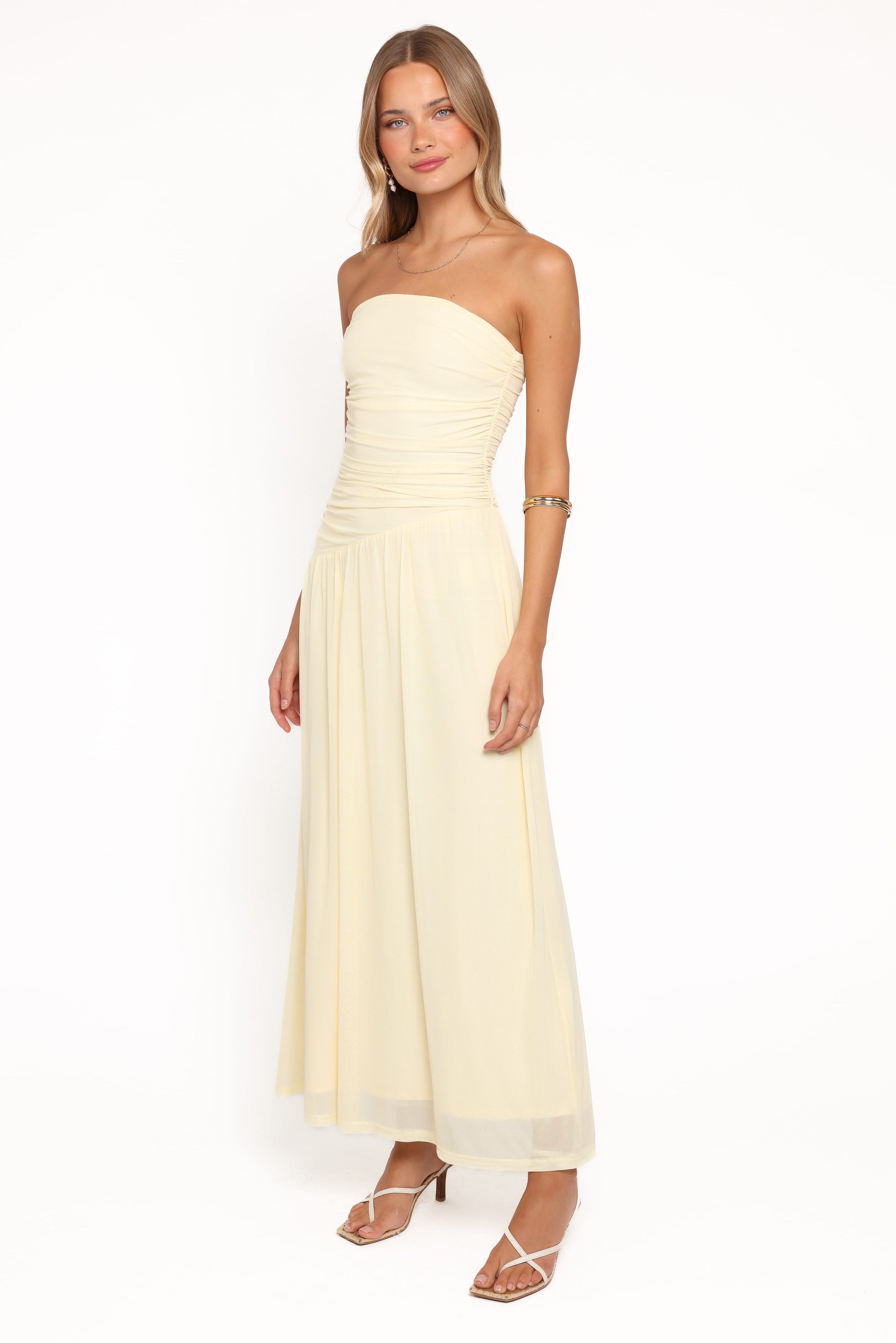 Petal and Pup USA DRESSES Calypso Maxi Dress - Butter Yellow