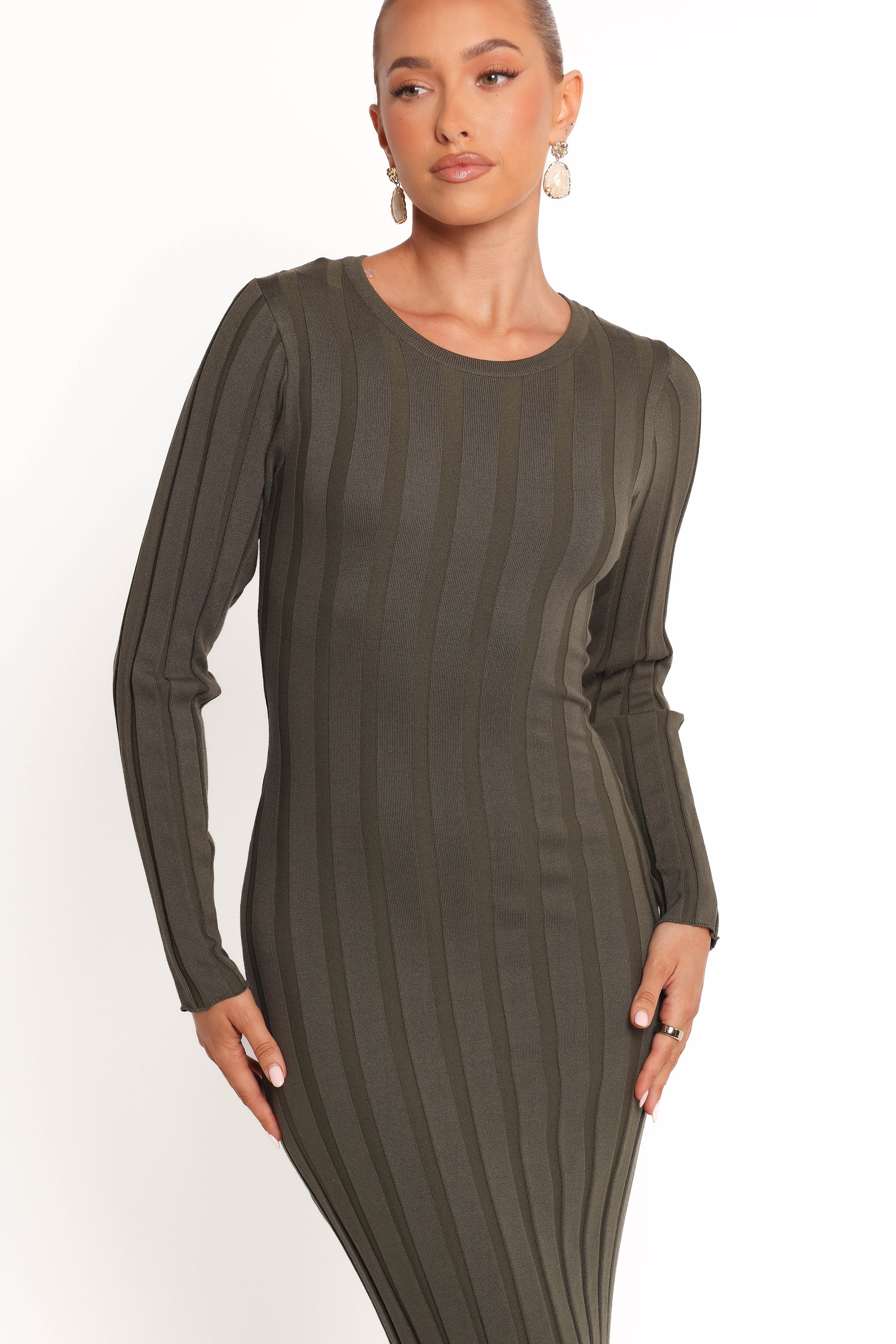 Petal and Pup USA DRESSES Carlson Maxi Dress - Olive (Hold for Rack)