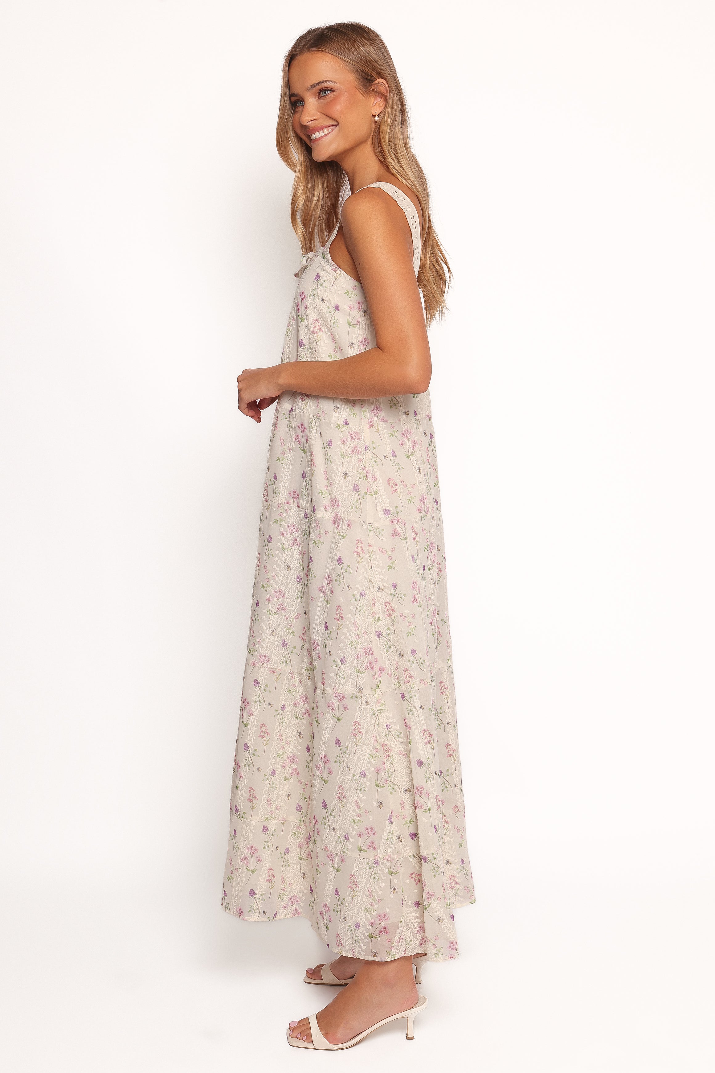 Petal and Pup USA DRESSES Caroline Maxi Dress - Pink Floral