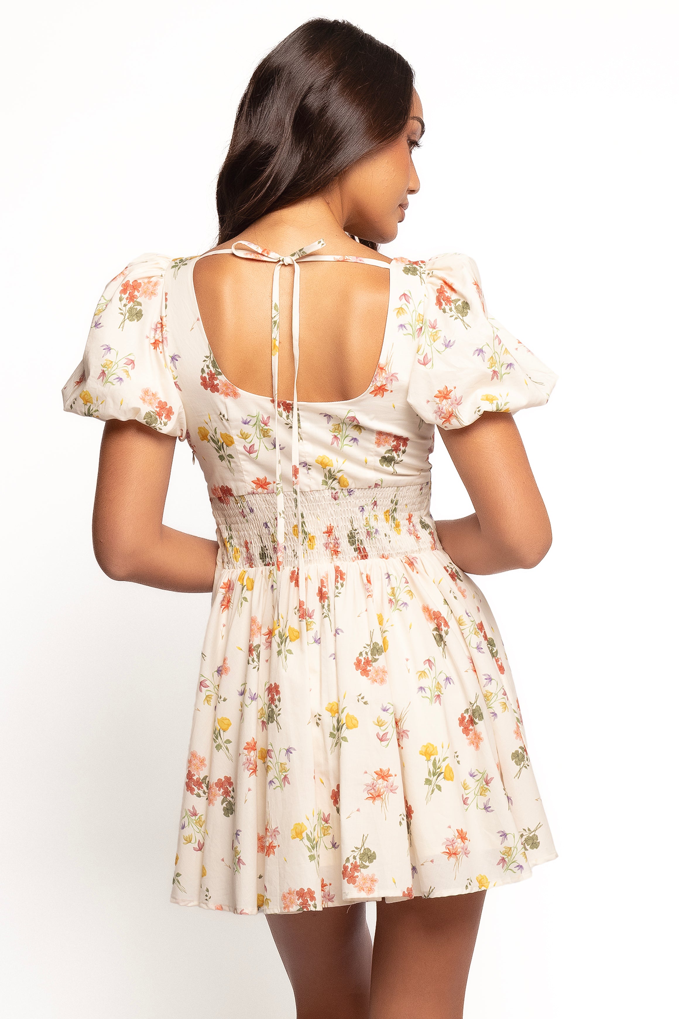 Petal and Pup USA DRESSES Cascais Mini Dress - Cream