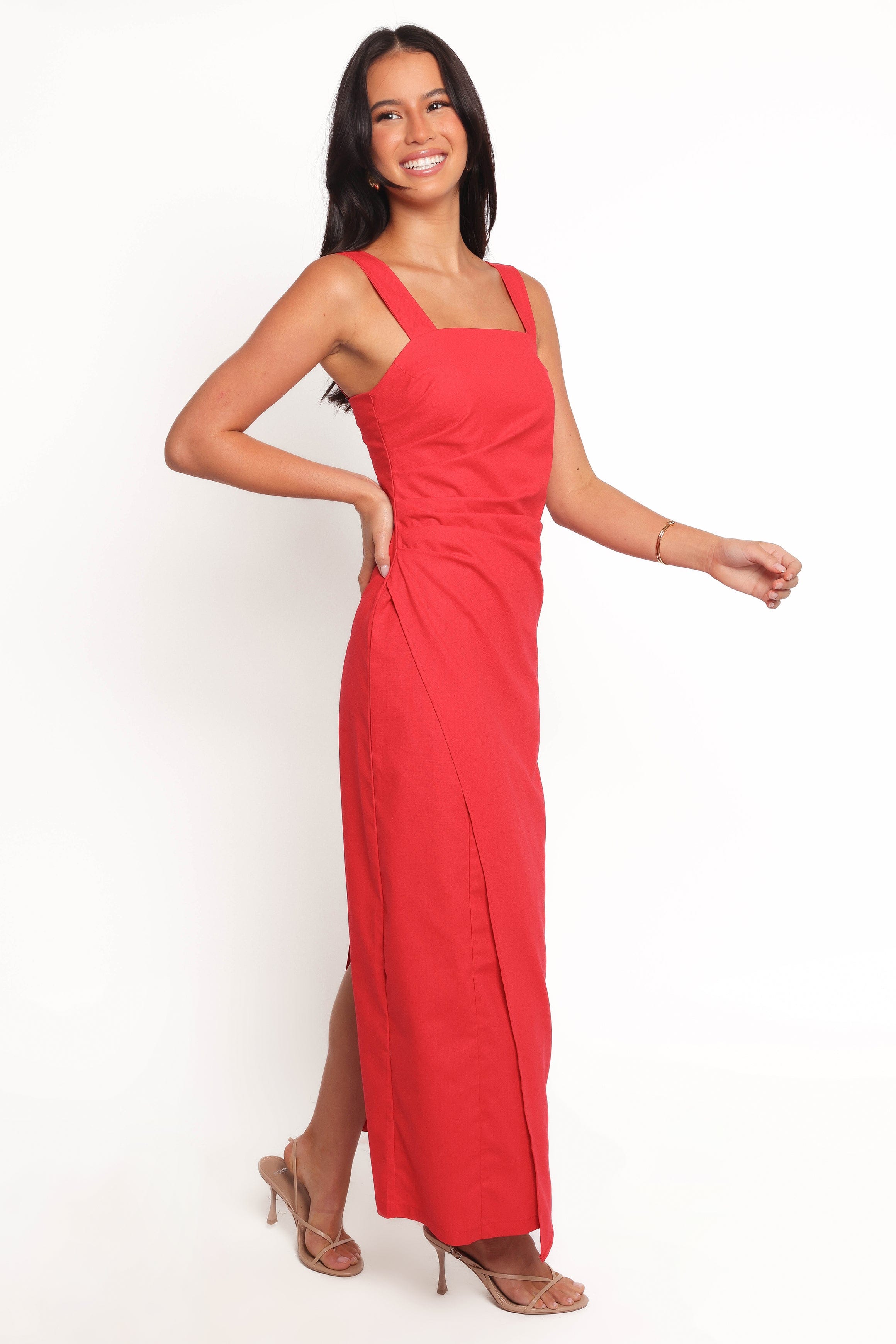 Petal and Pup USA DRESSES Caterina Maxi Dress - Red (Hold for Rack)