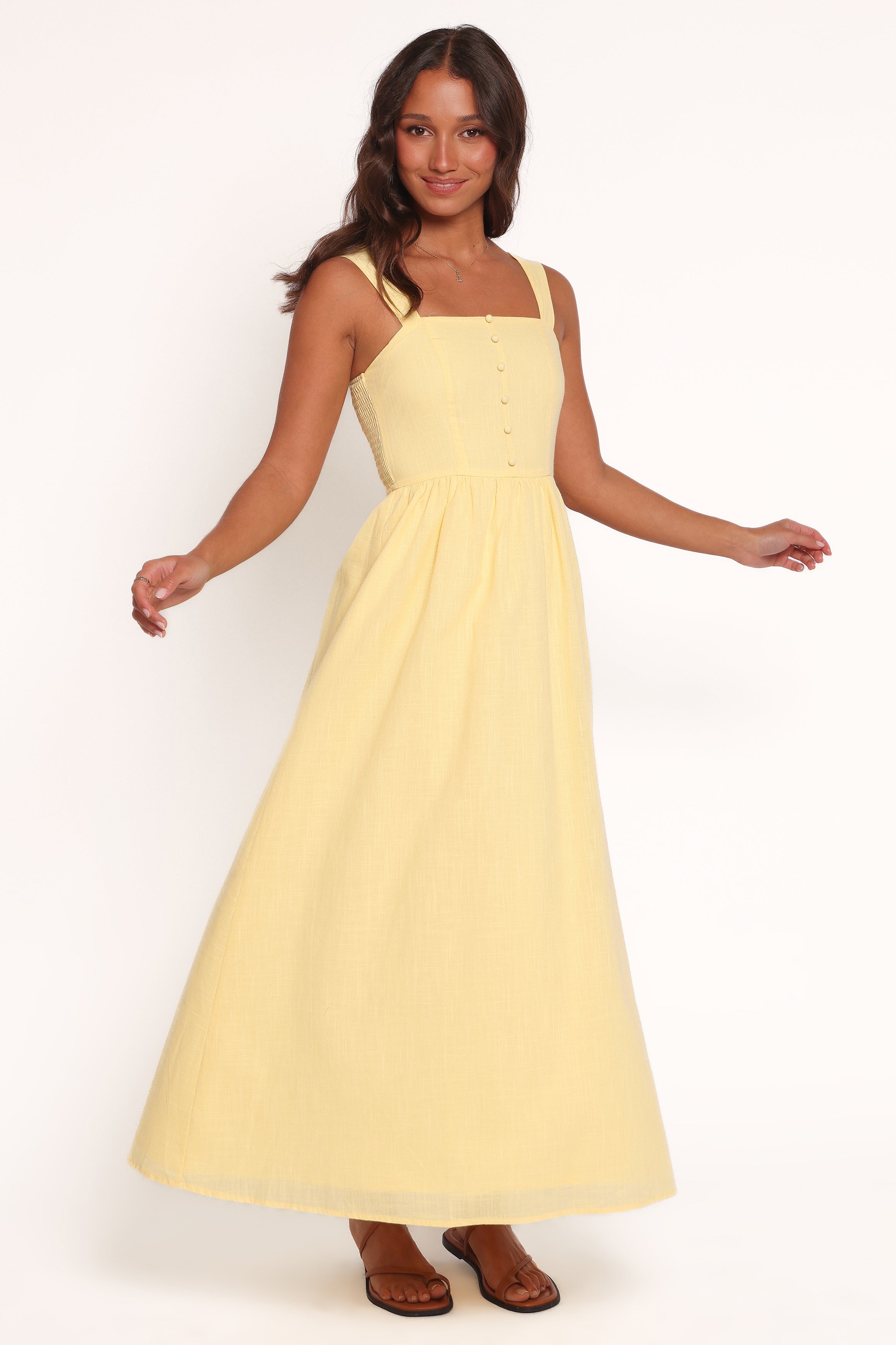 Petal and Pup USA DRESSES Caty Maxi Dress - Yellow