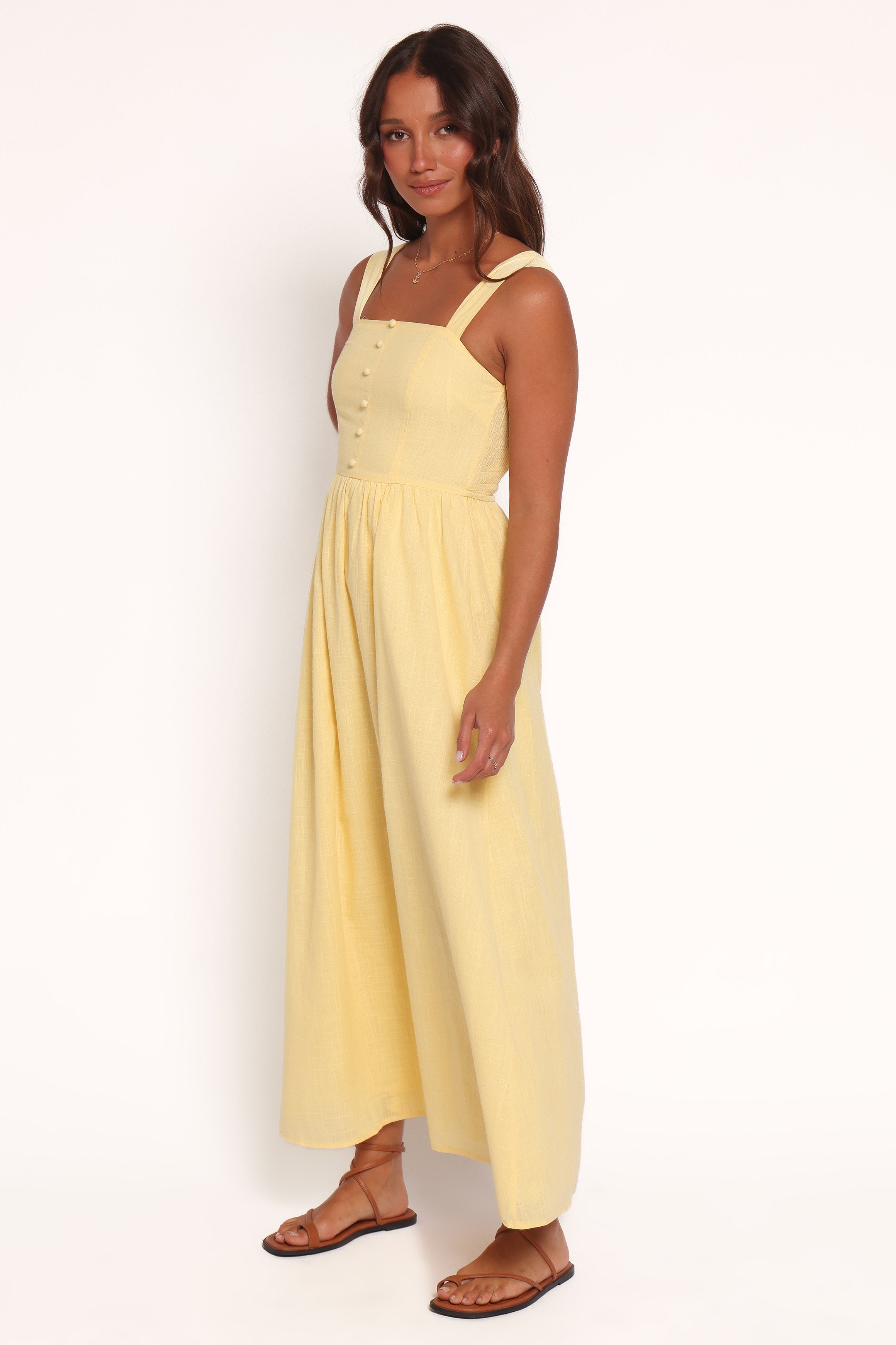 Petal and Pup USA DRESSES Caty Maxi Dress - Yellow