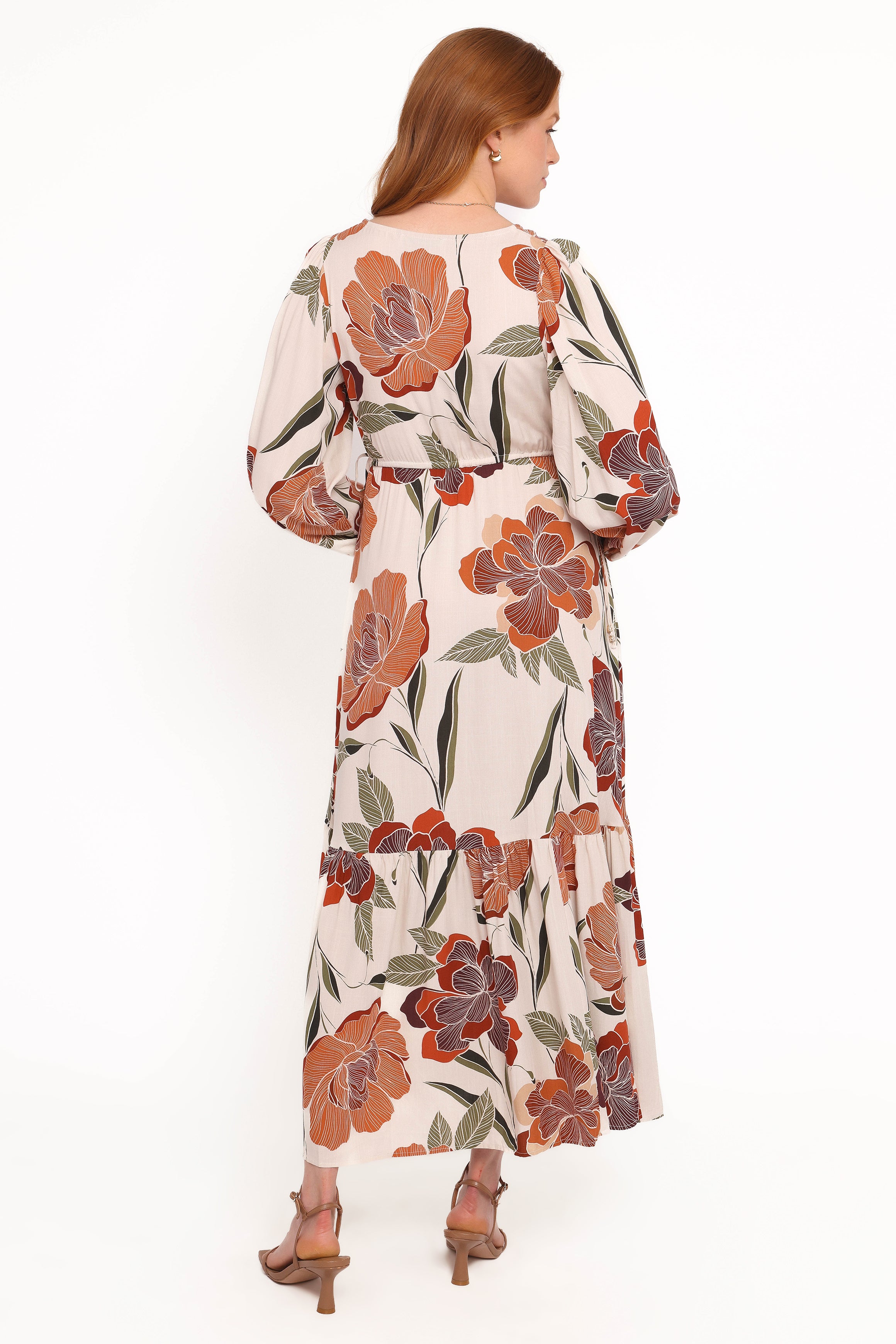Petal and Pup USA DRESSES Cerwin Midi Dress - Fall Floral