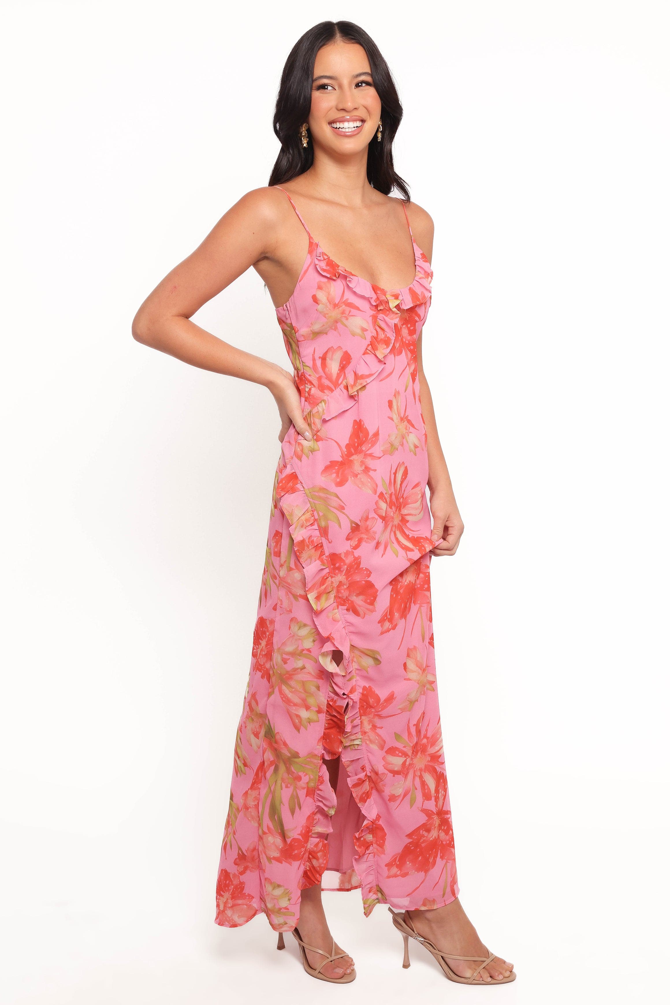 Petal and Pup USA DRESSES Charli Maxi Dress - Tropical Floral