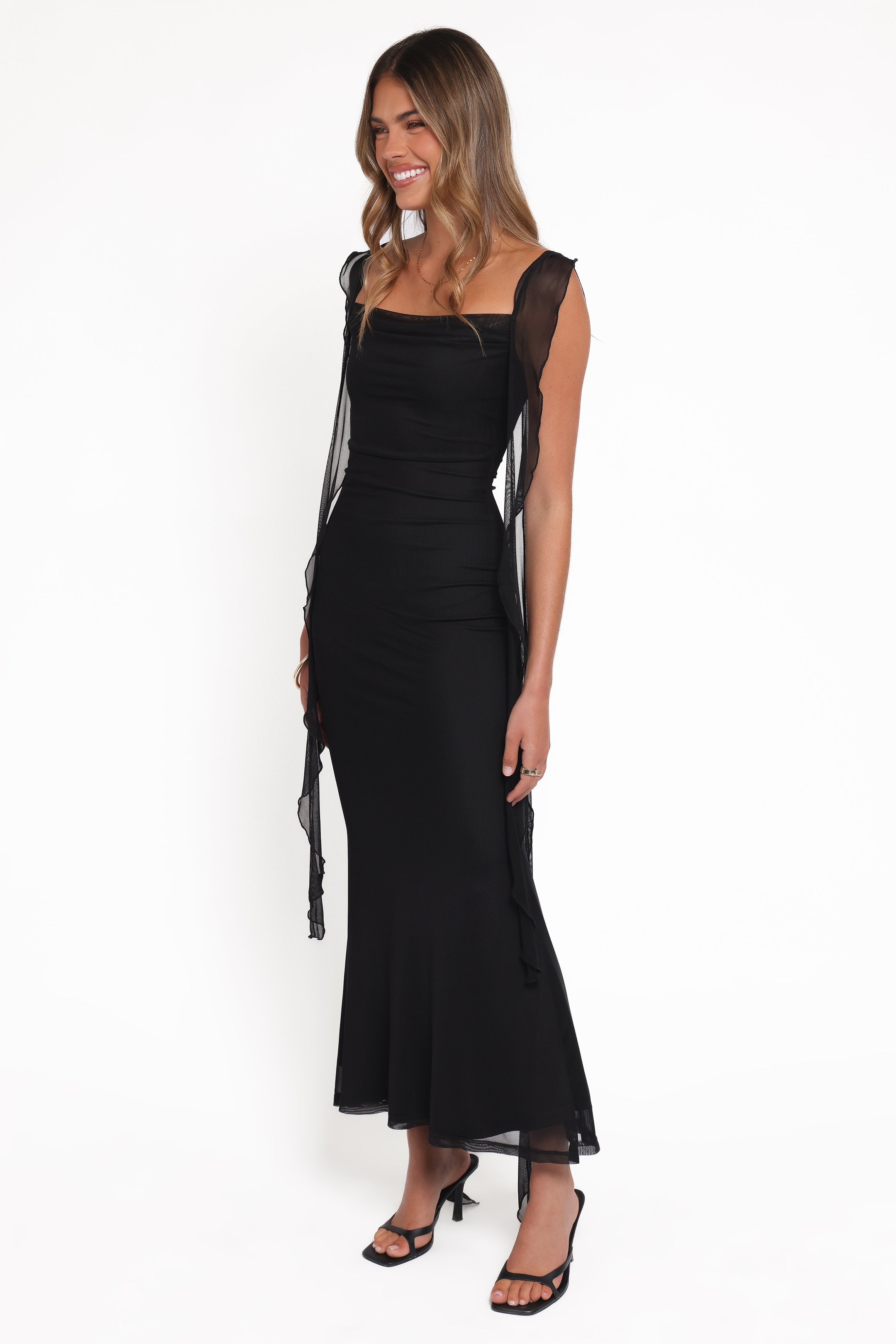 Petal and Pup USA DRESSES Chiara Maxi Dress - Black