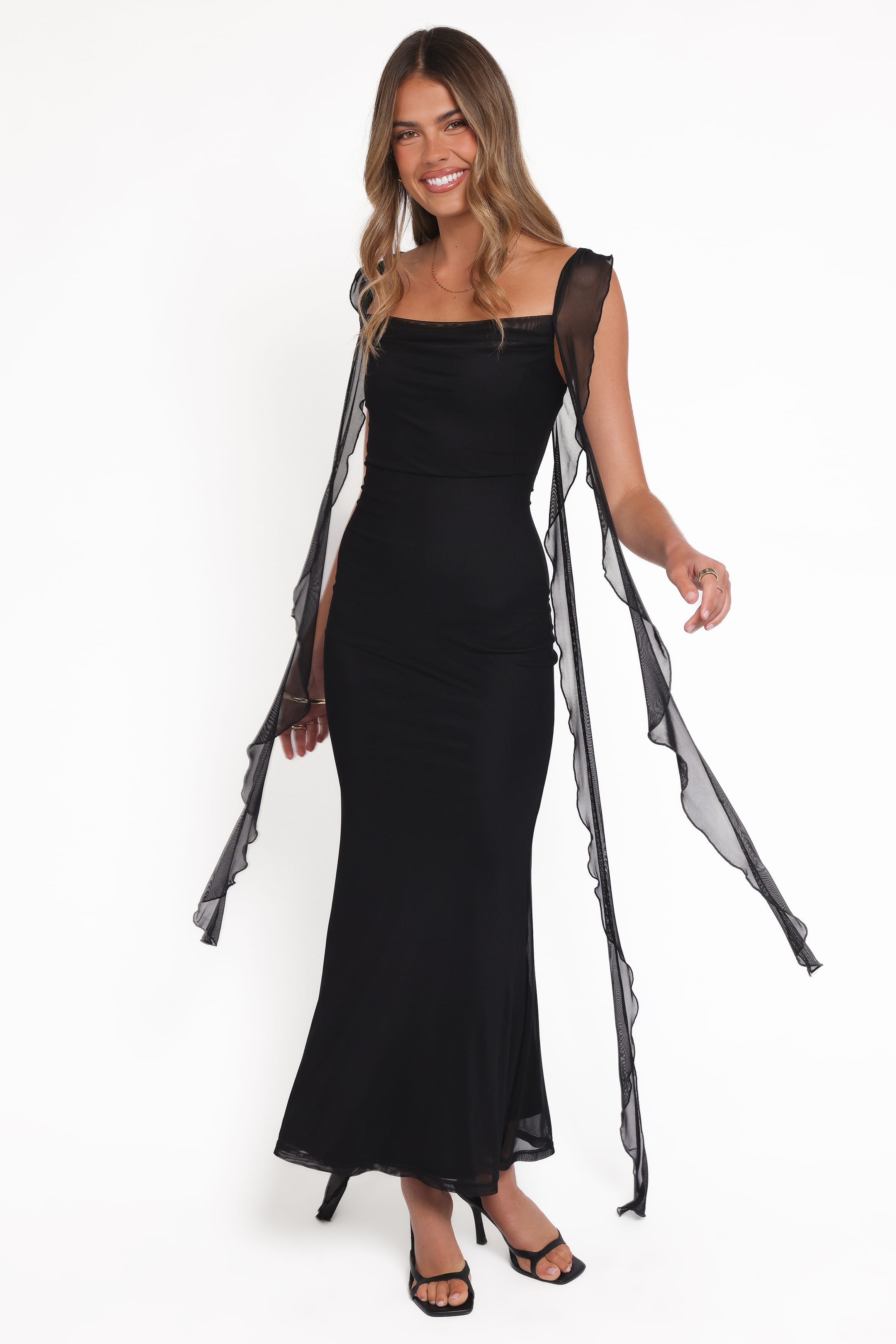 Petal and Pup USA DRESSES Chiara Maxi Dress - Black