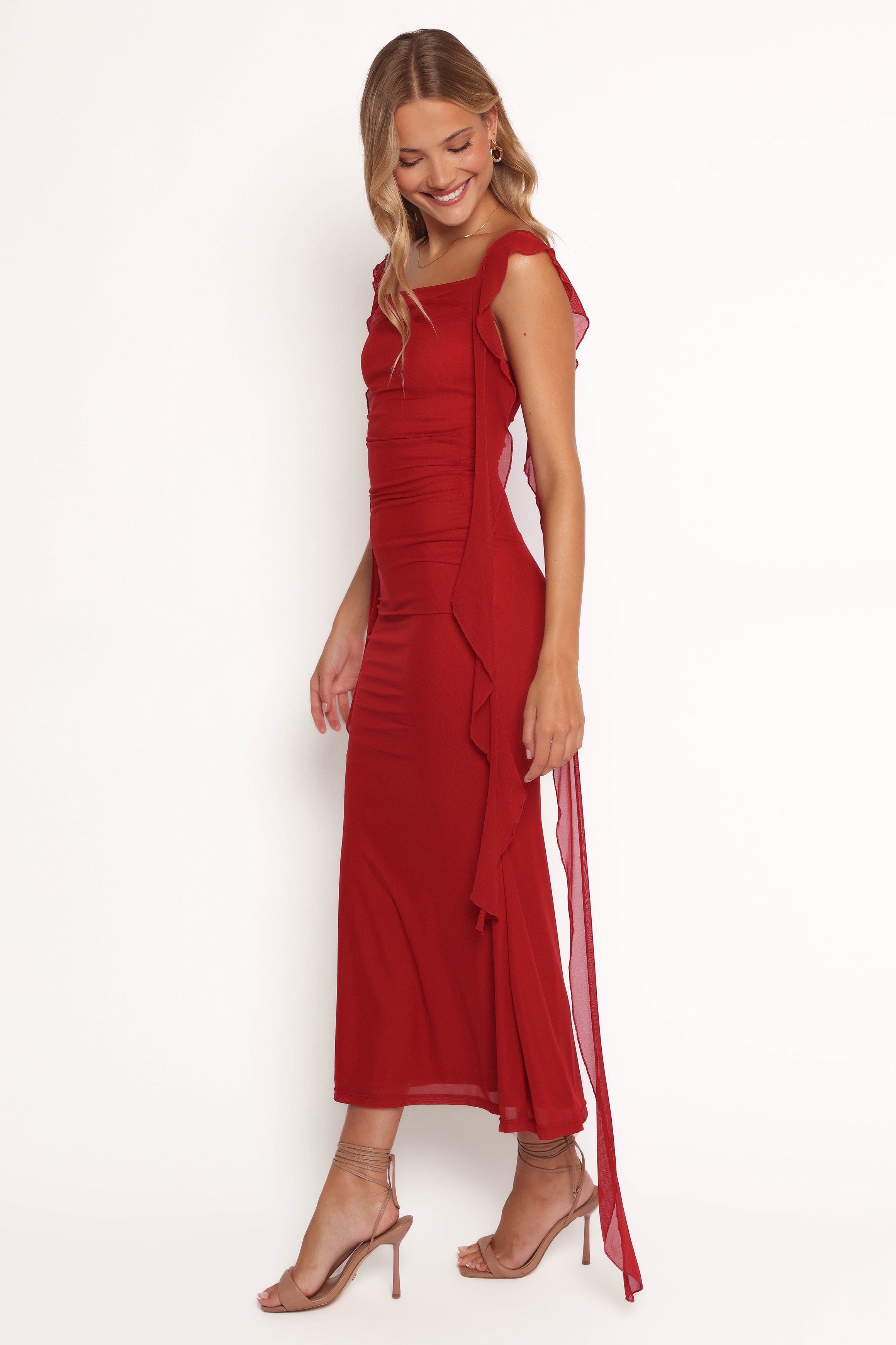 Petal and Pup USA DRESSES Chiara Maxi Dress - Red