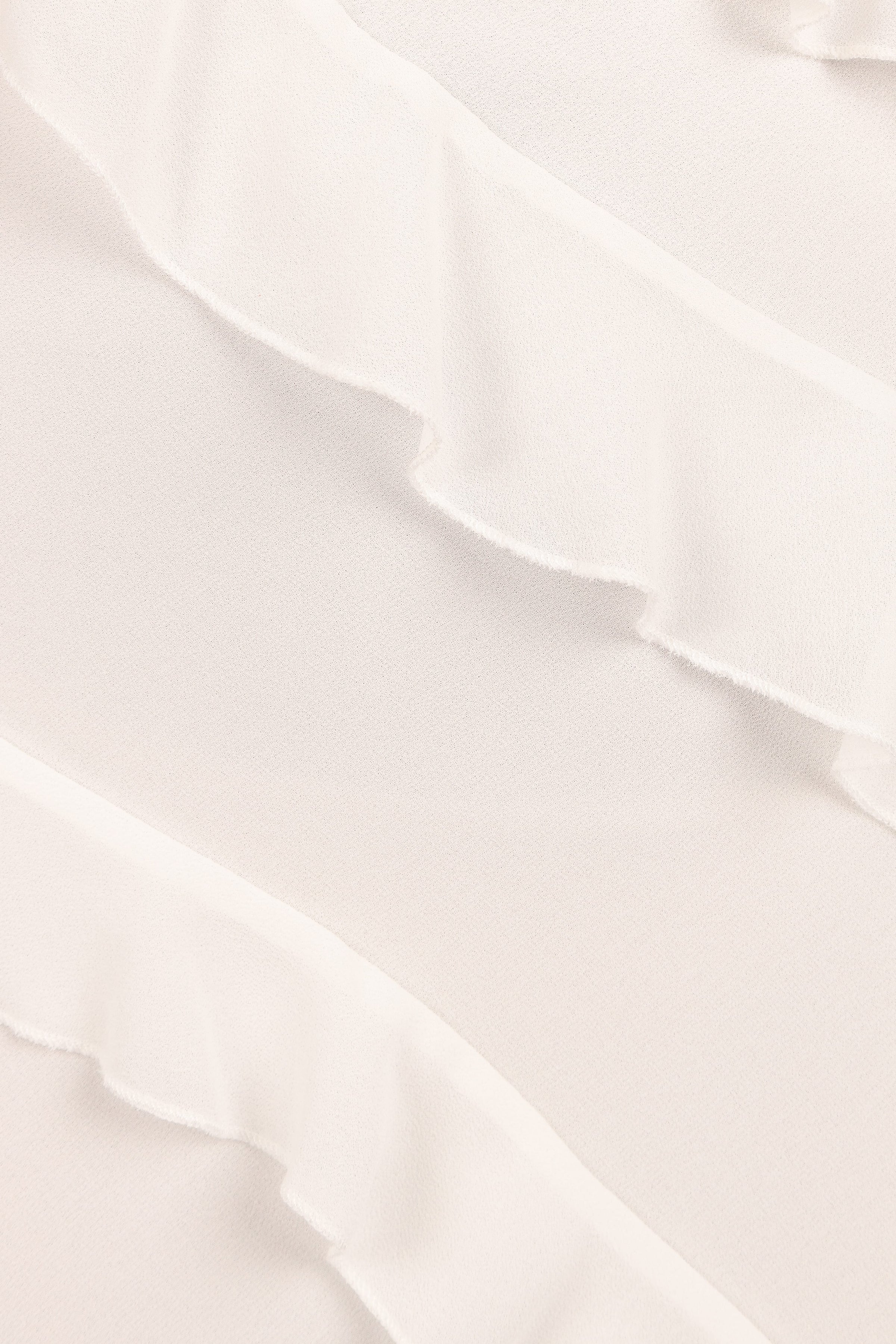 Petal and Pup USA DRESSES Ciao Ruffles Maxi Dress - Cloud White
