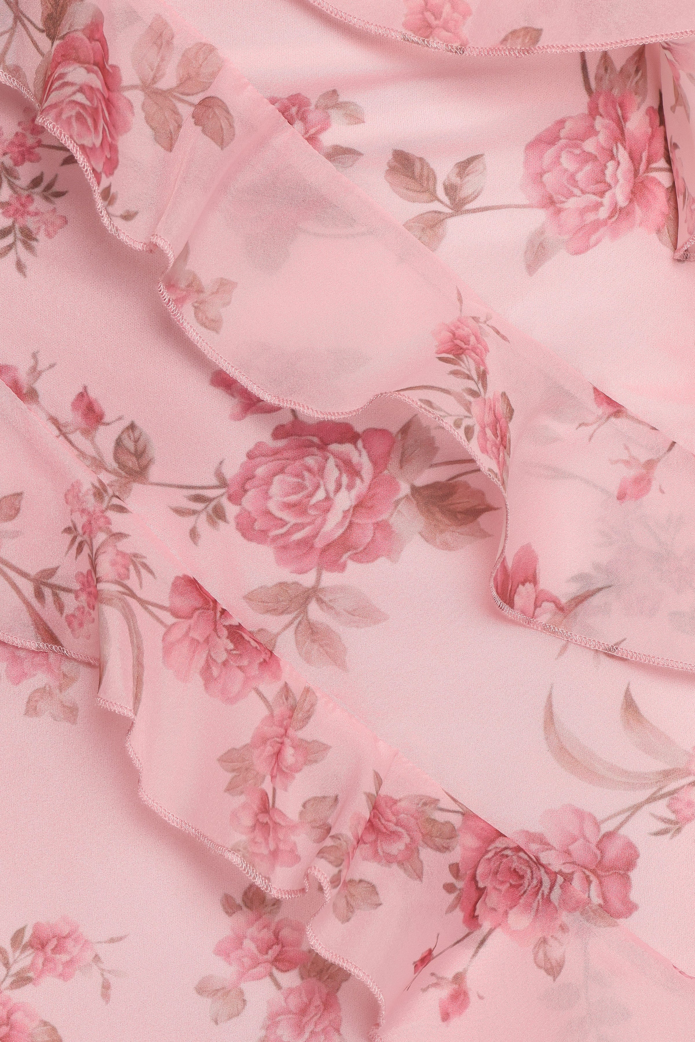 Petal and Pup USA DRESSES Ciao Ruffles Maxi Dress - Pink Floral