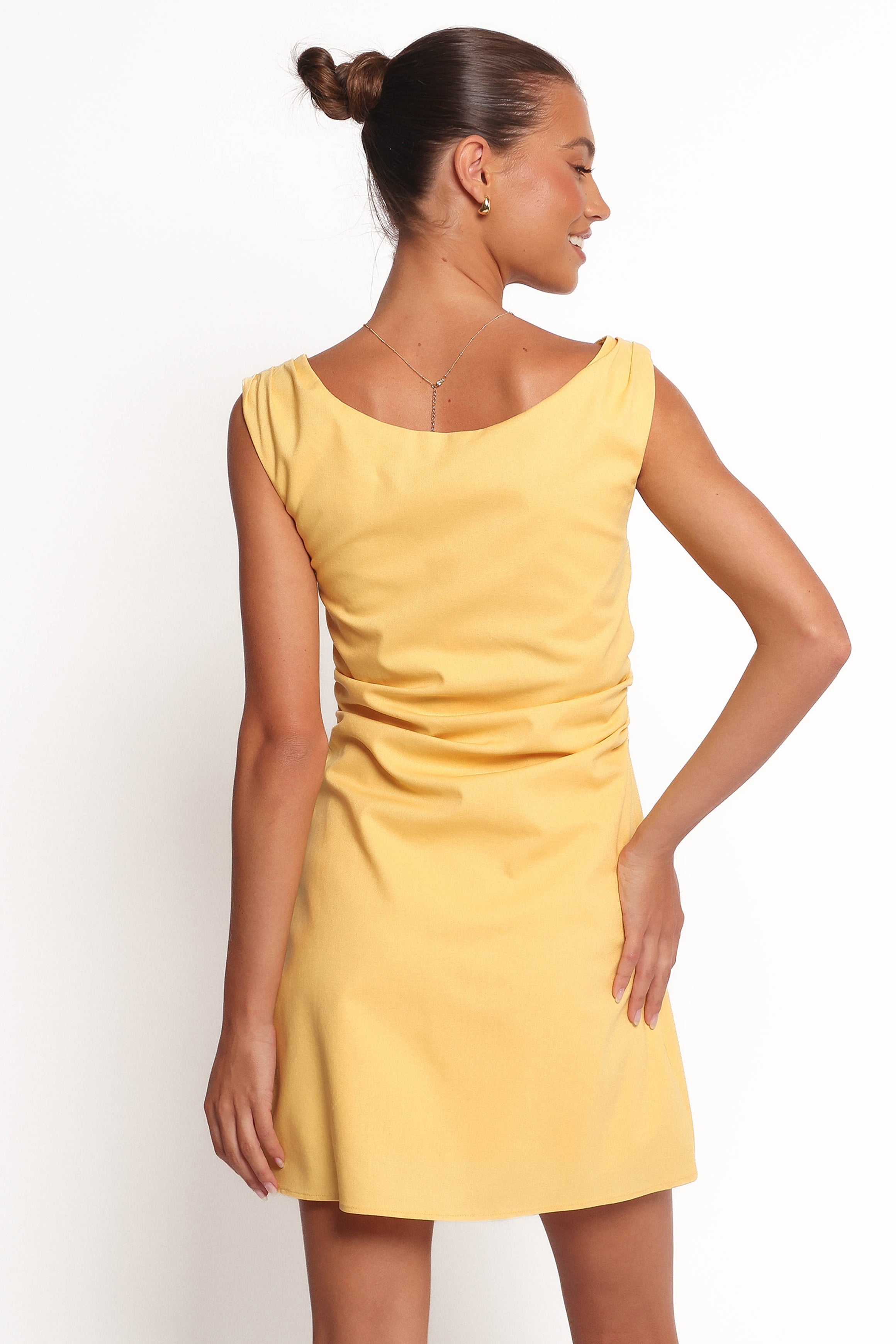 Petal and Pup USA DRESSES Cielo Mini Dress - Butter Yellow