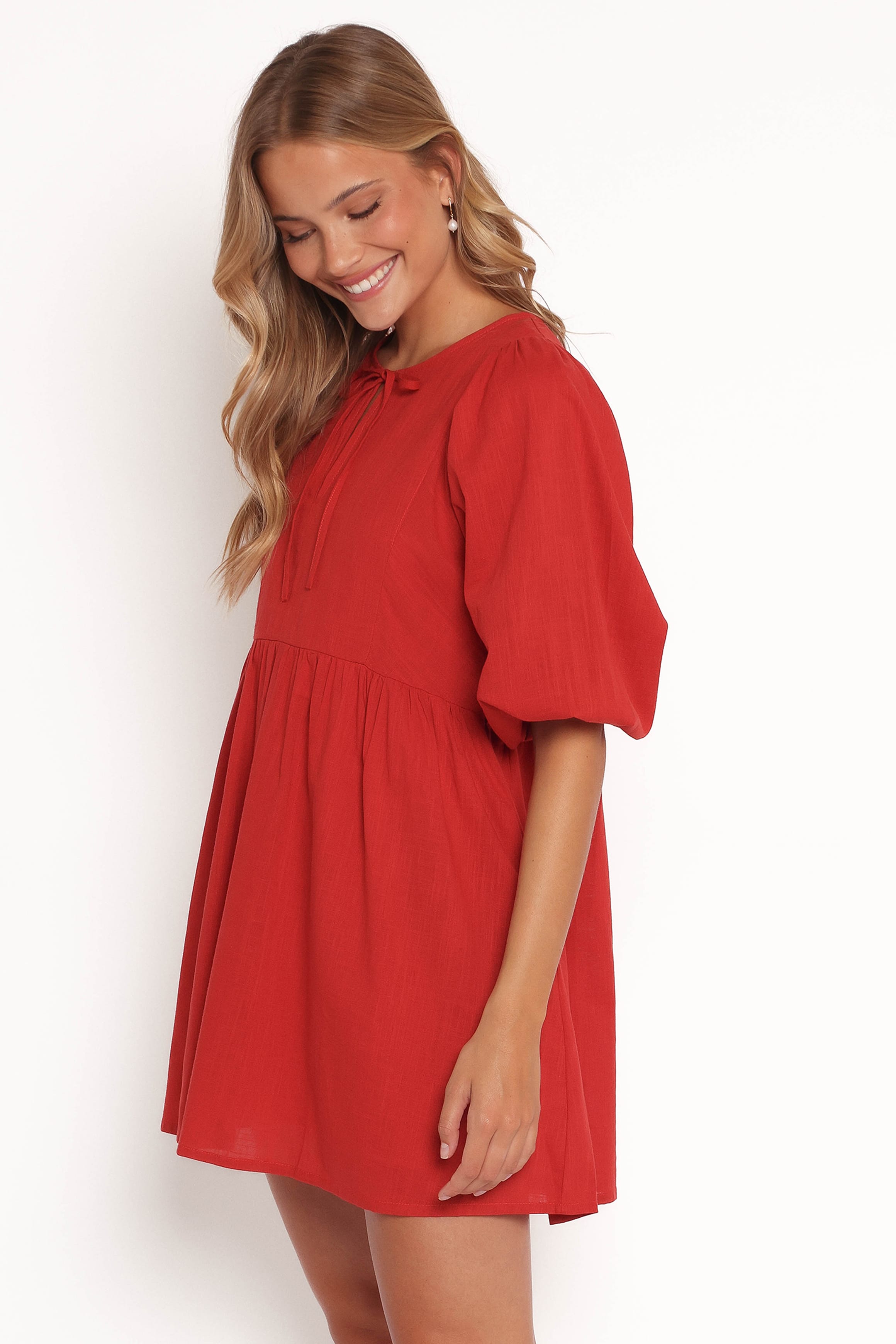 Petal and Pup USA DRESSES Cinzia Mini Dress - Red
