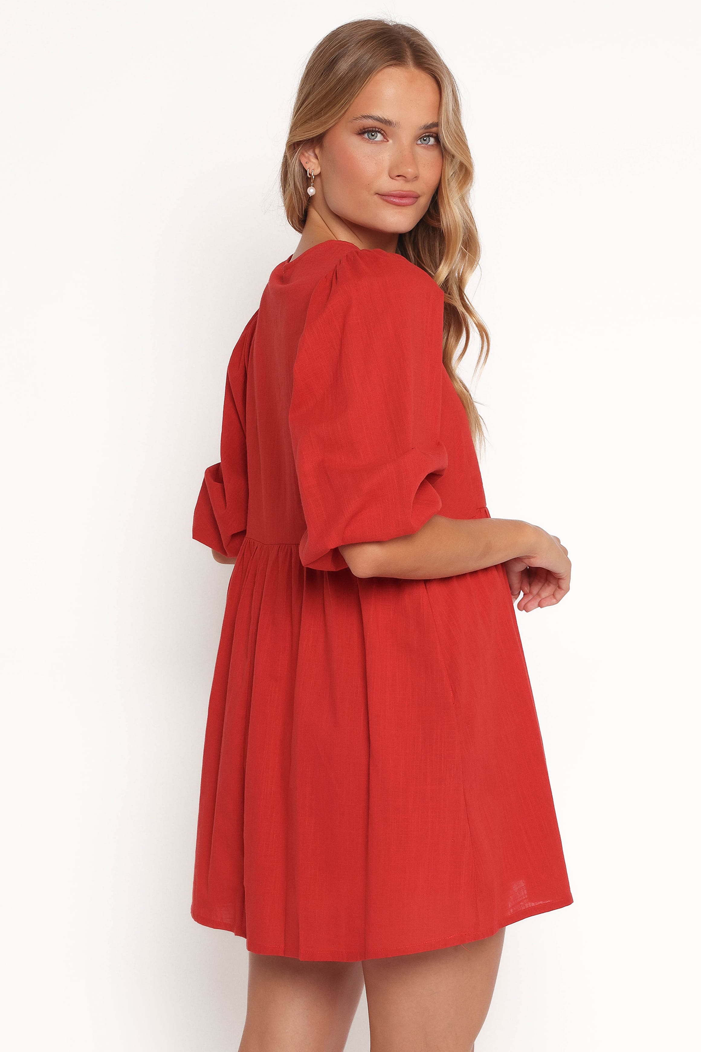 Petal and Pup USA DRESSES Cinzia Mini Dress - Red