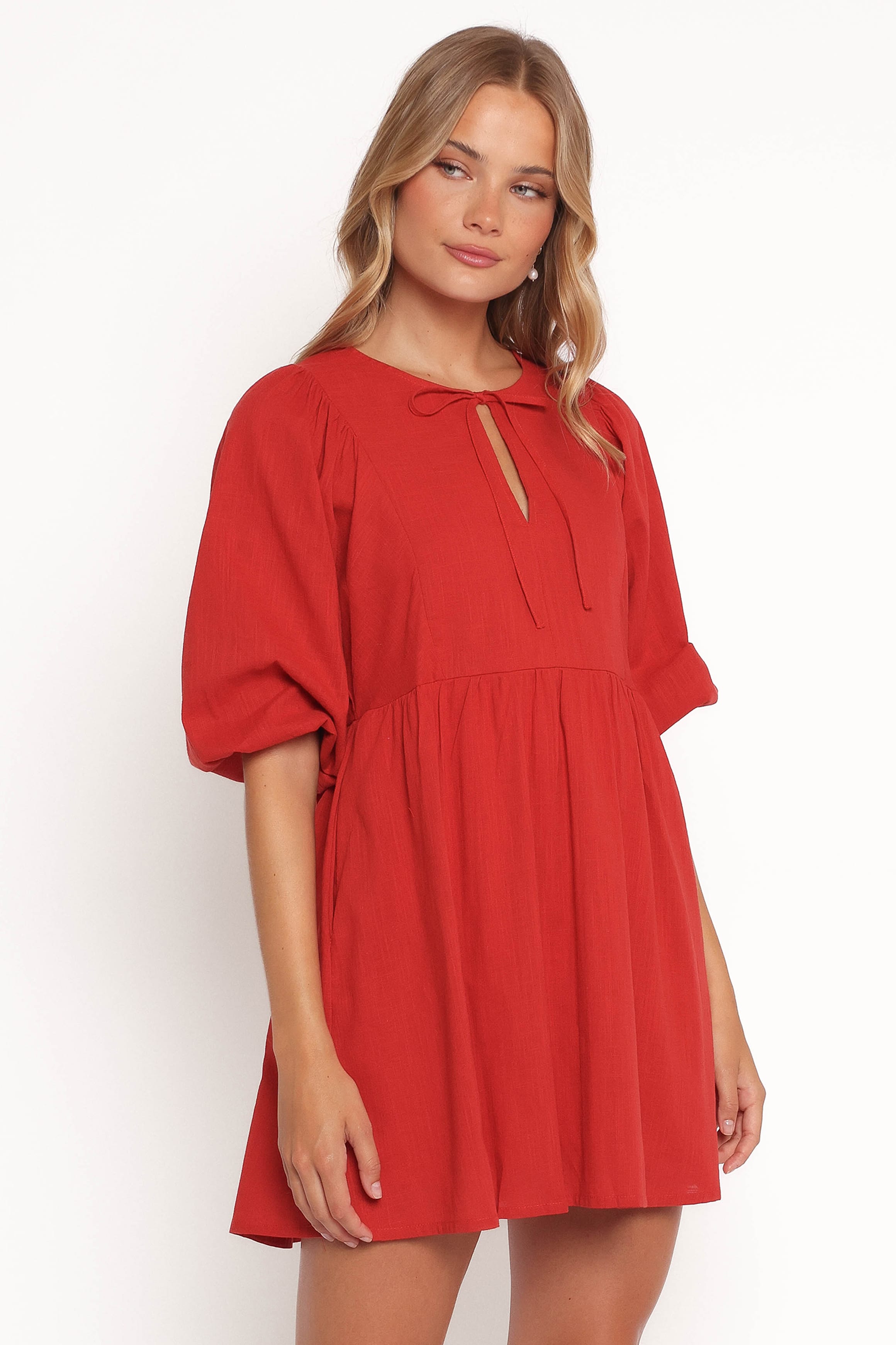 Petal and Pup USA DRESSES Cinzia Mini Dress - Red