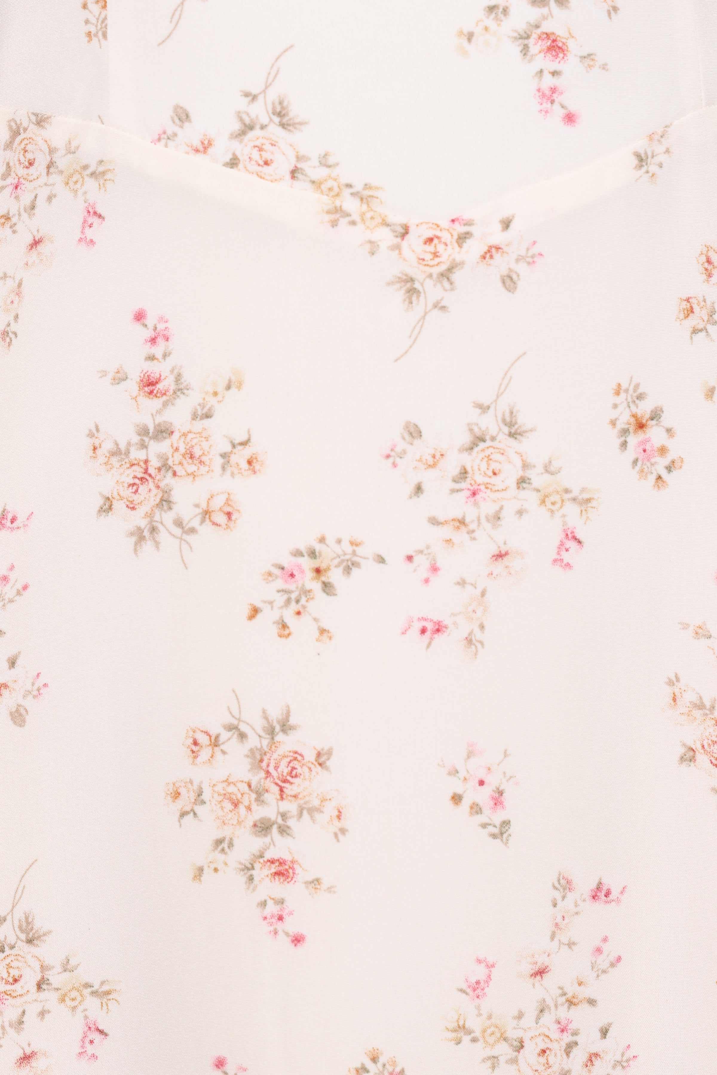 Petal and Pup USA DRESSES Clarissa Midi Dress - White Floral