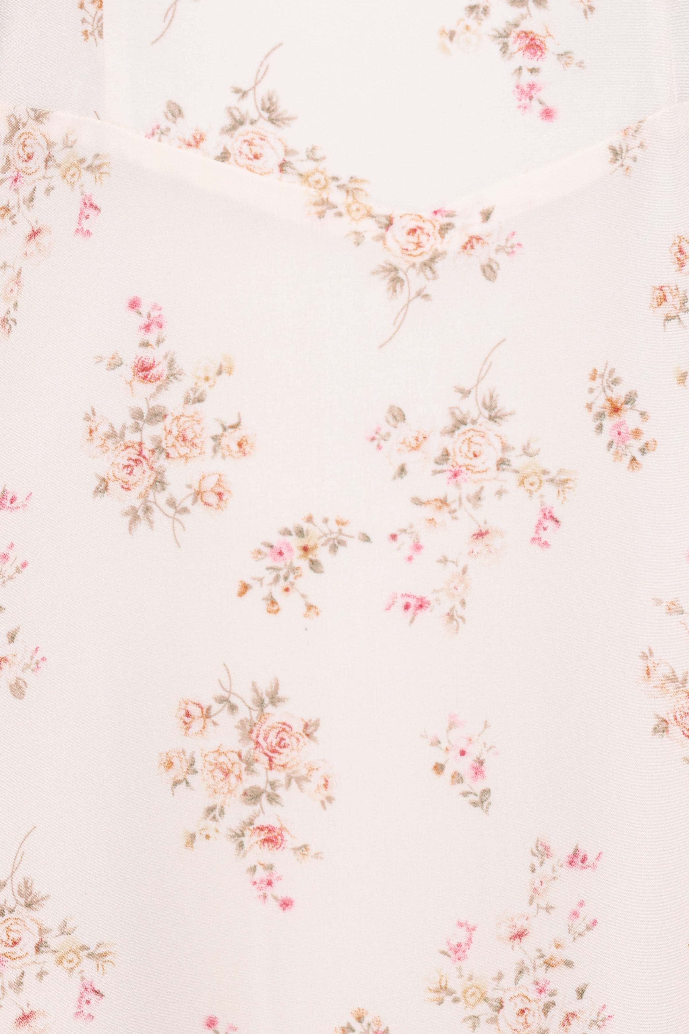 Petal and Pup USA DRESSES Clarissa Midi Dress - White Floral