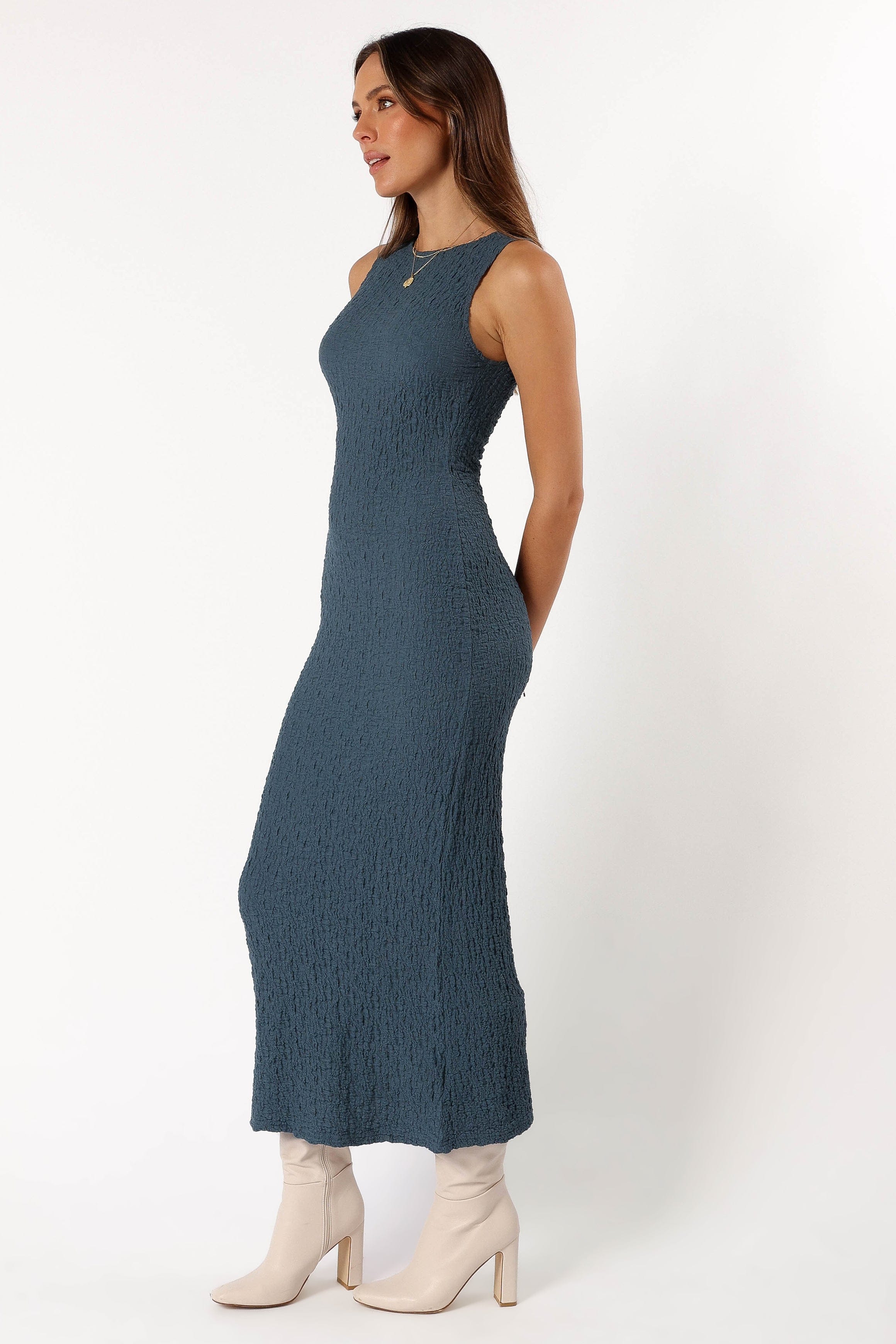 Petal and Pup USA DRESSES Clark Maxi Dress - Charcoal
