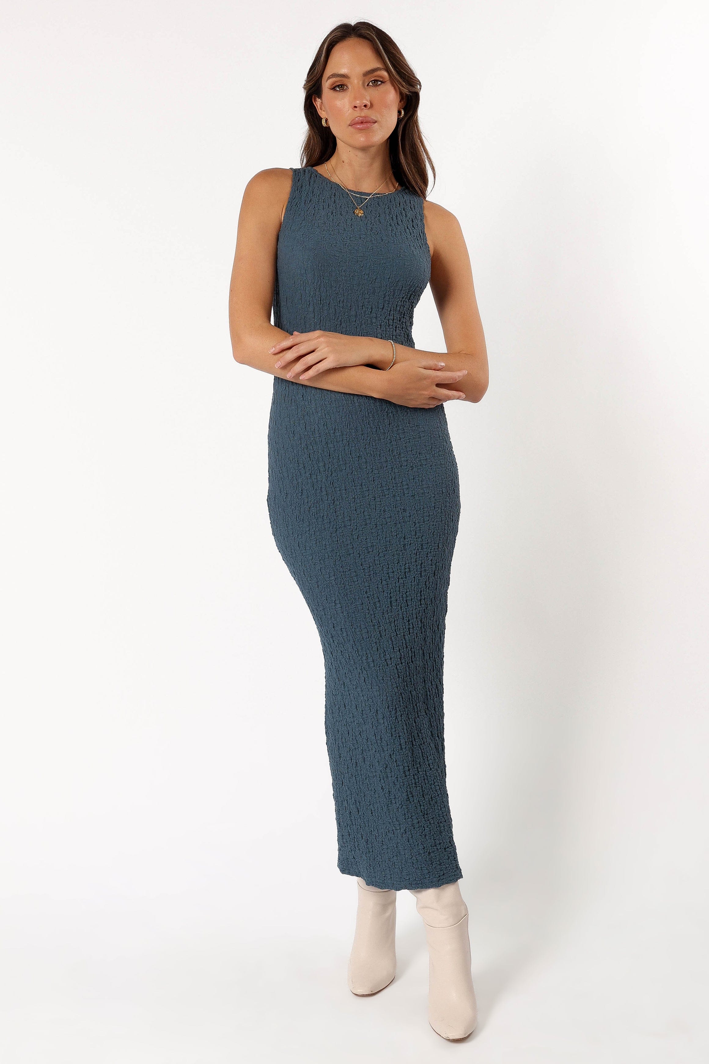 Petal and Pup USA DRESSES Clark Maxi Dress - Charcoal