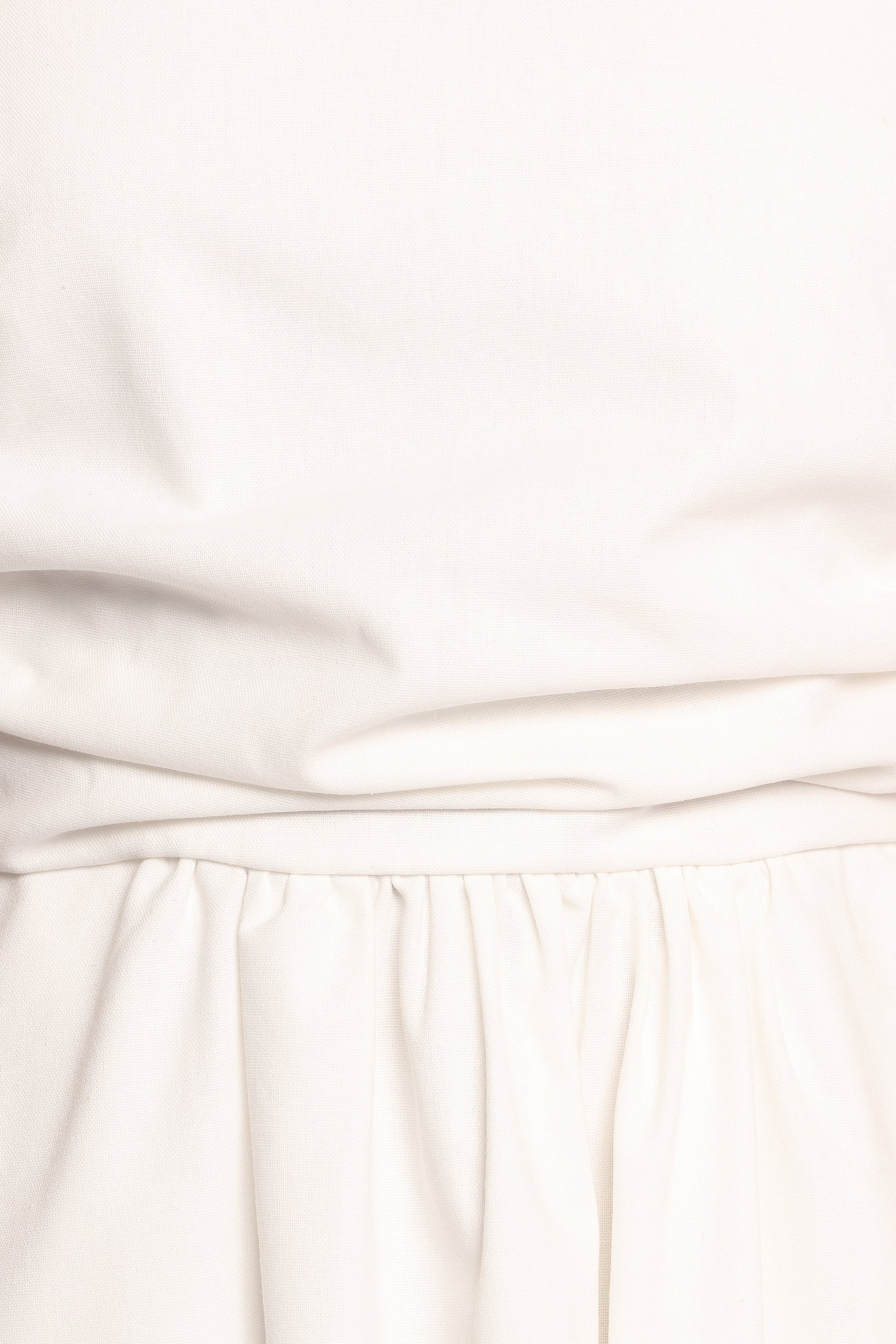 Petal and Pup USA DRESSES Clo Puff Sleeve Midi Dress - White