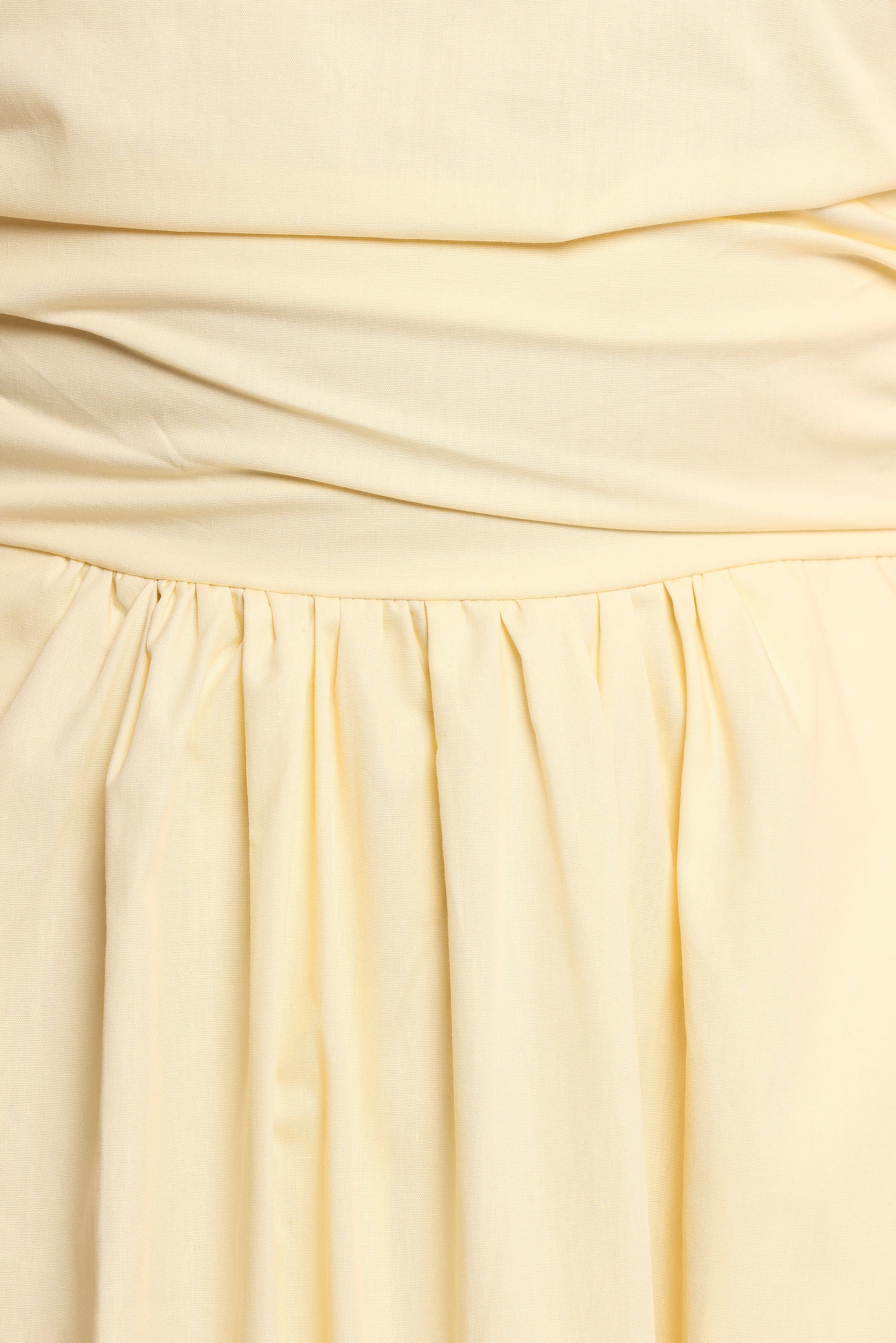 Petal and Pup USA DRESSES Clo Puff Sleeve Midi Dress - Yellow