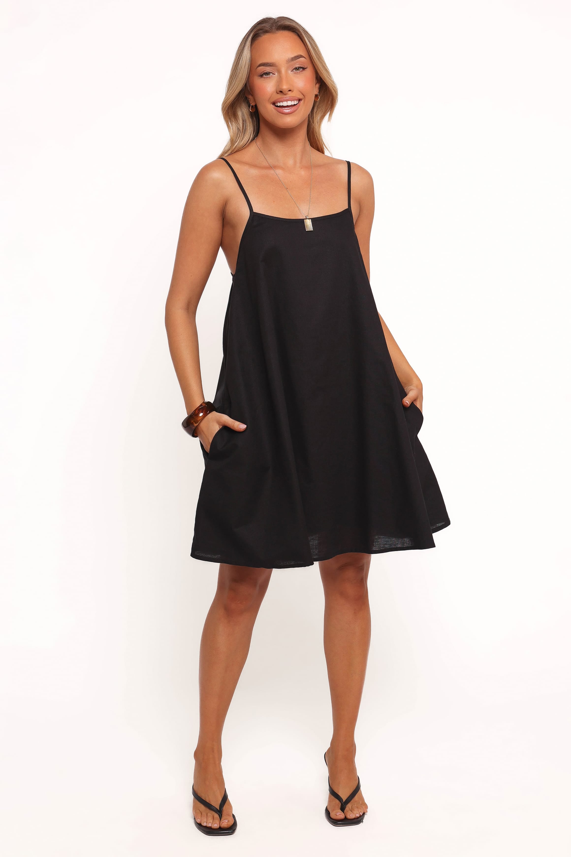 Petal and Pup USA DRESSES Cloella Mini Dress - Black (Hold for Rack)