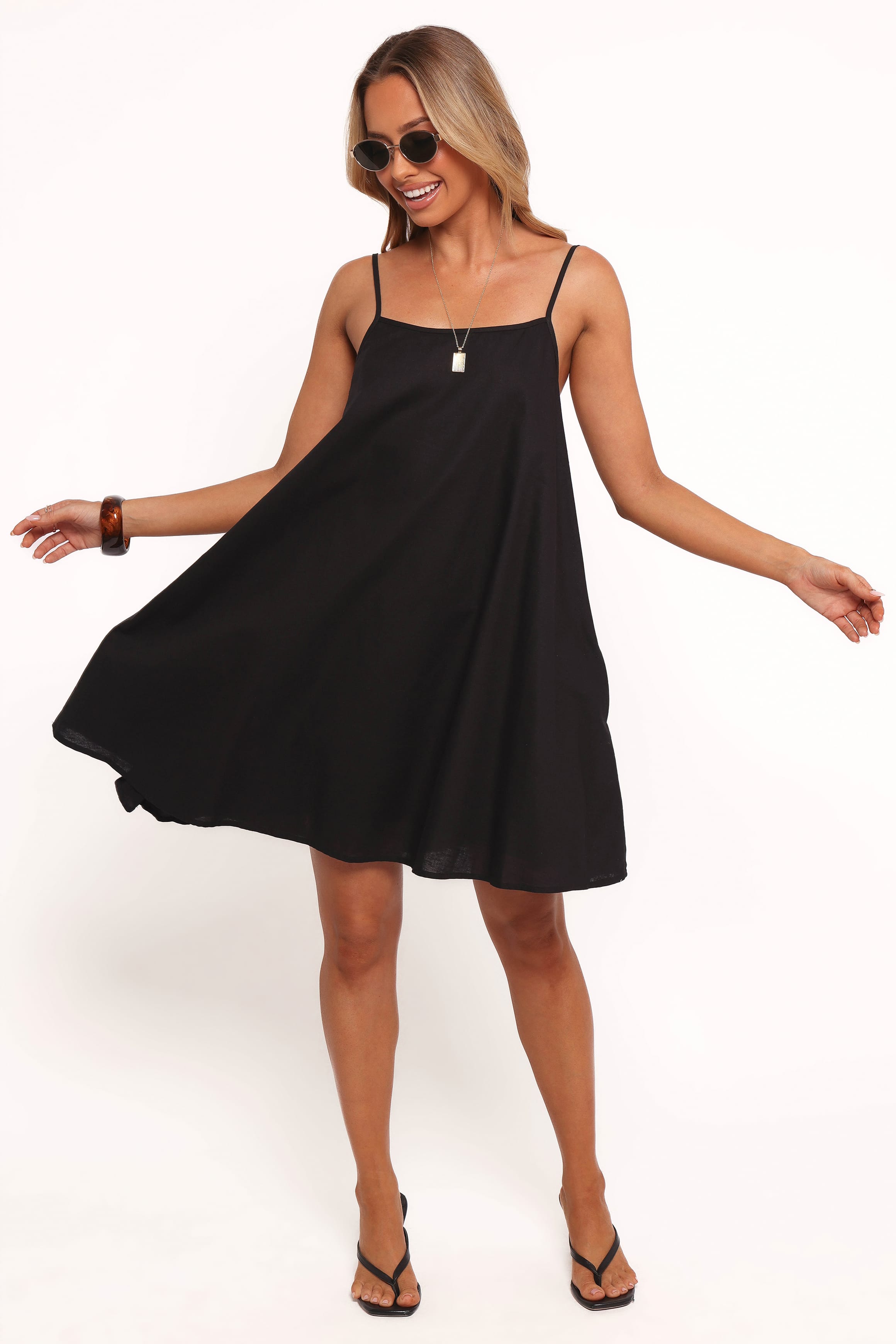 Petal and Pup USA DRESSES Cloella Mini Dress - Black (Hold for Rack)