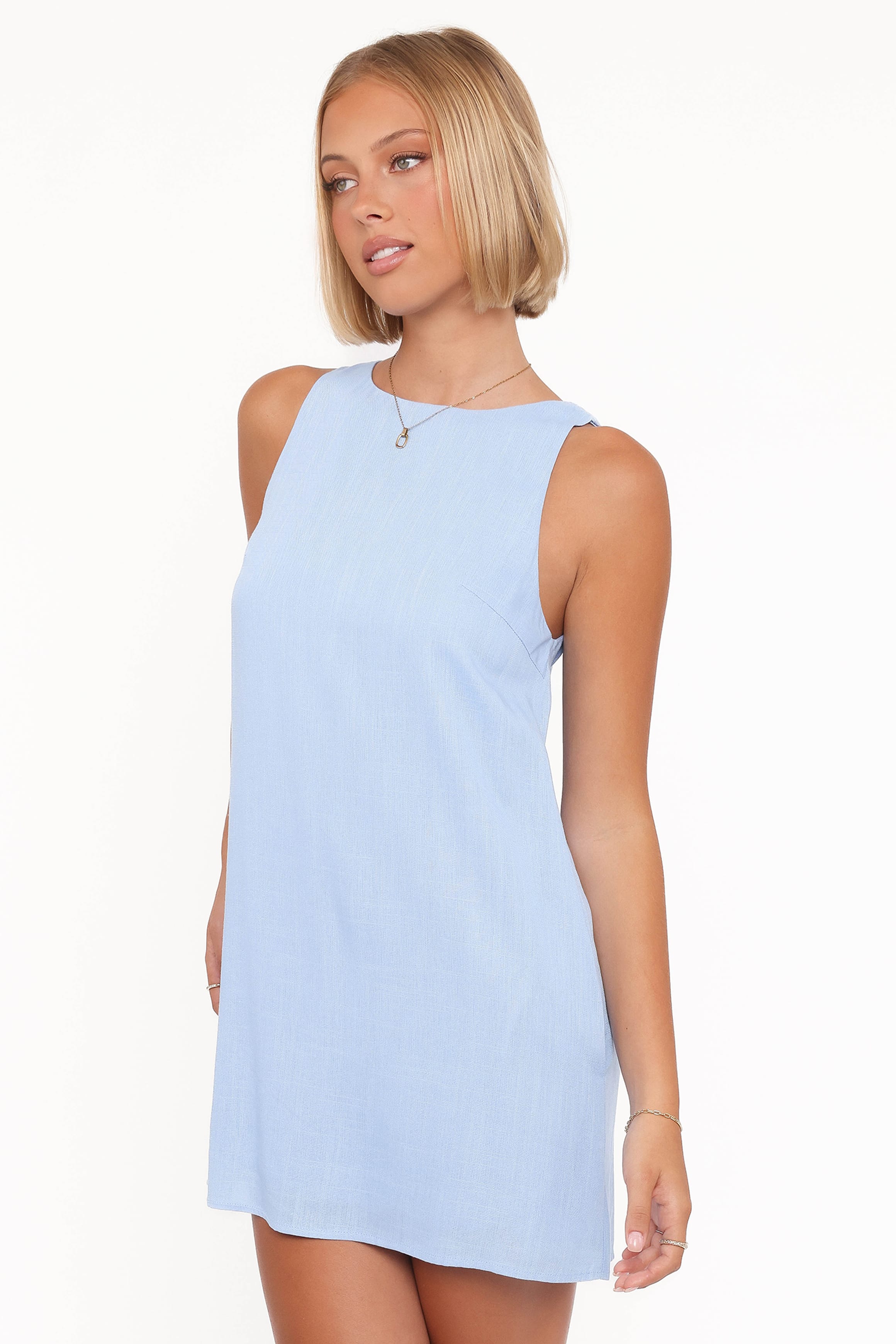 Petal and Pup USA DRESSES Coben Mini Dress - Blue