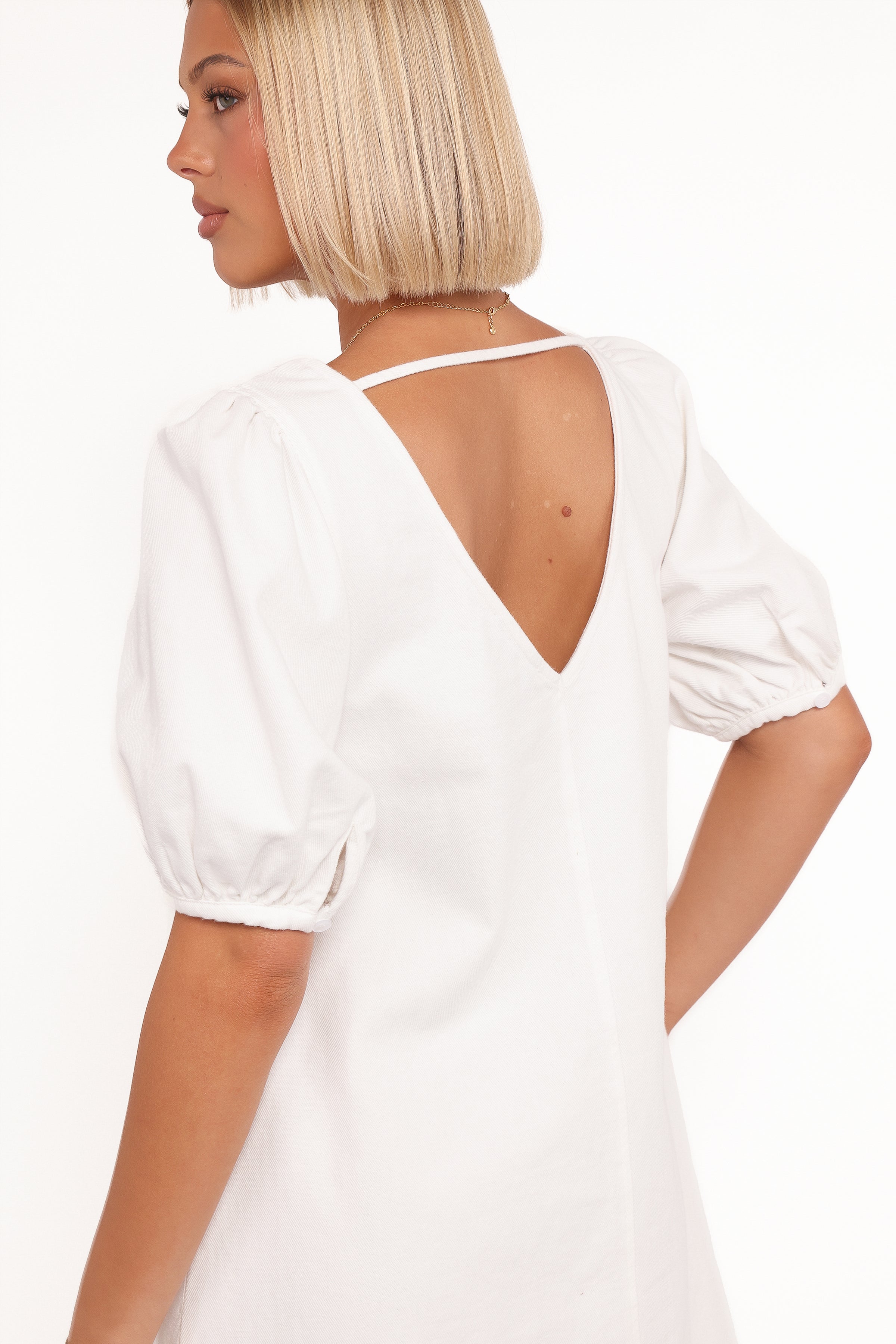 Petal and Pup USA DRESSES Coleman Mini Dress - Cream