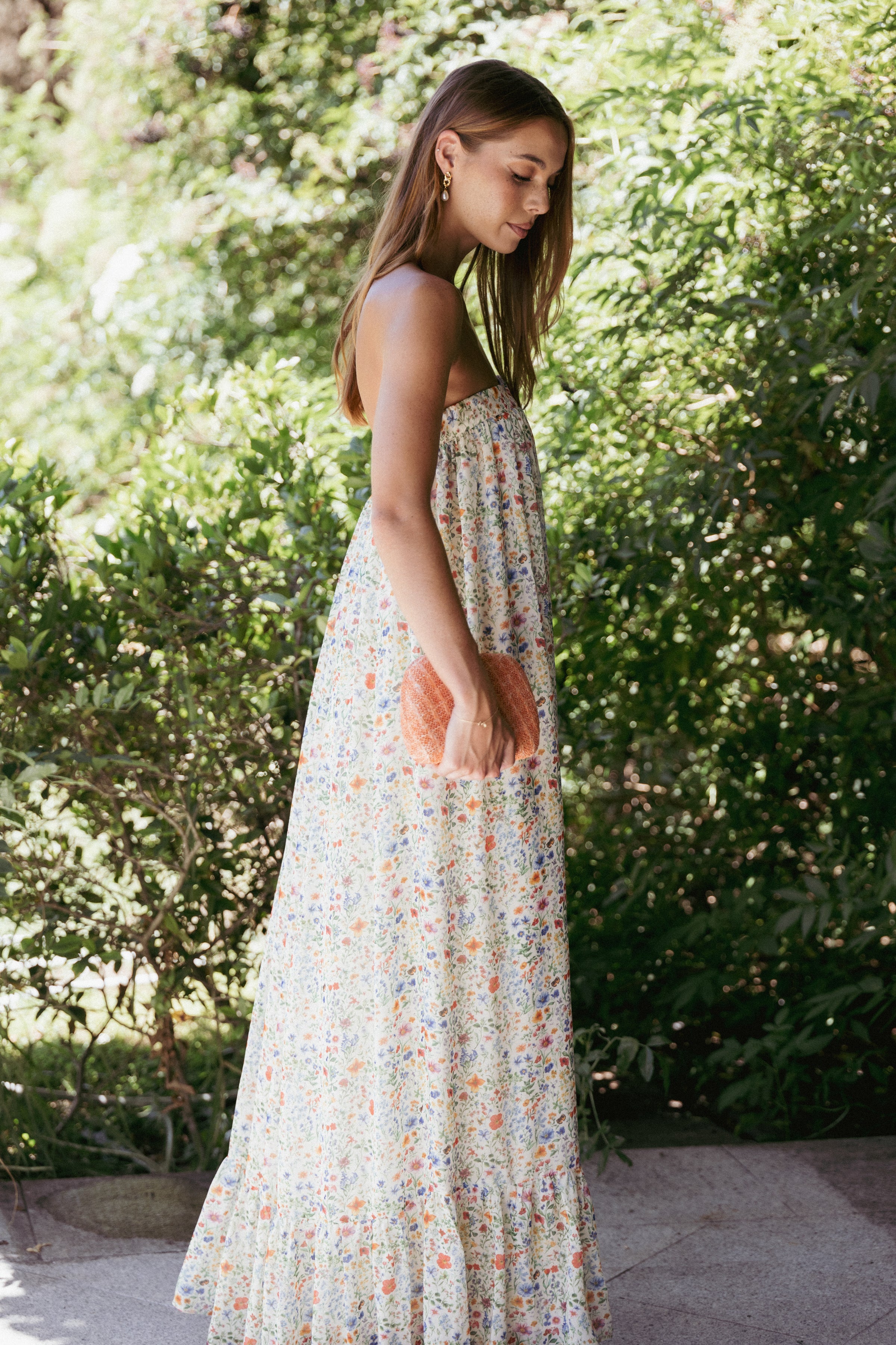 Petal and Pup USA DRESSES Colette Maxi Dress - Garden Floral