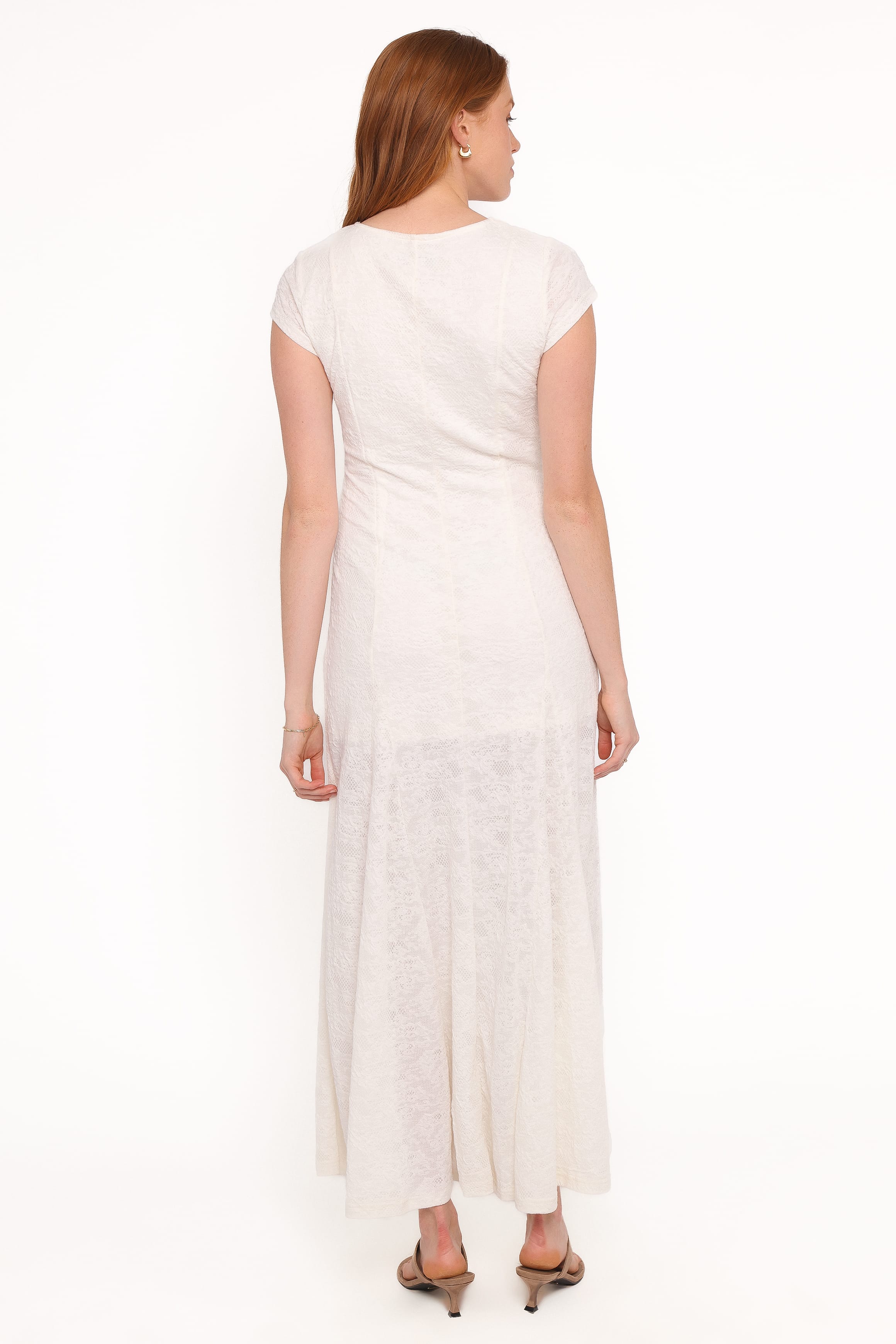 Petal and Pup USA DRESSES Constance Lace Maxi Dress - White