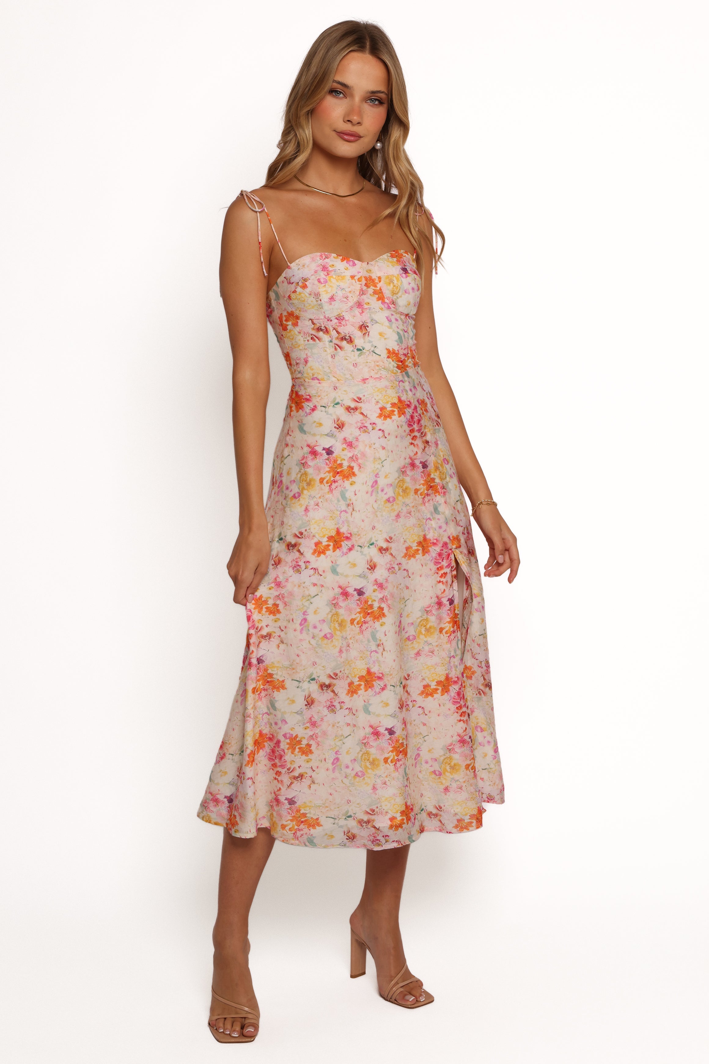 Petal and Pup USA DRESSES Cordelia Midi Dress - Floral