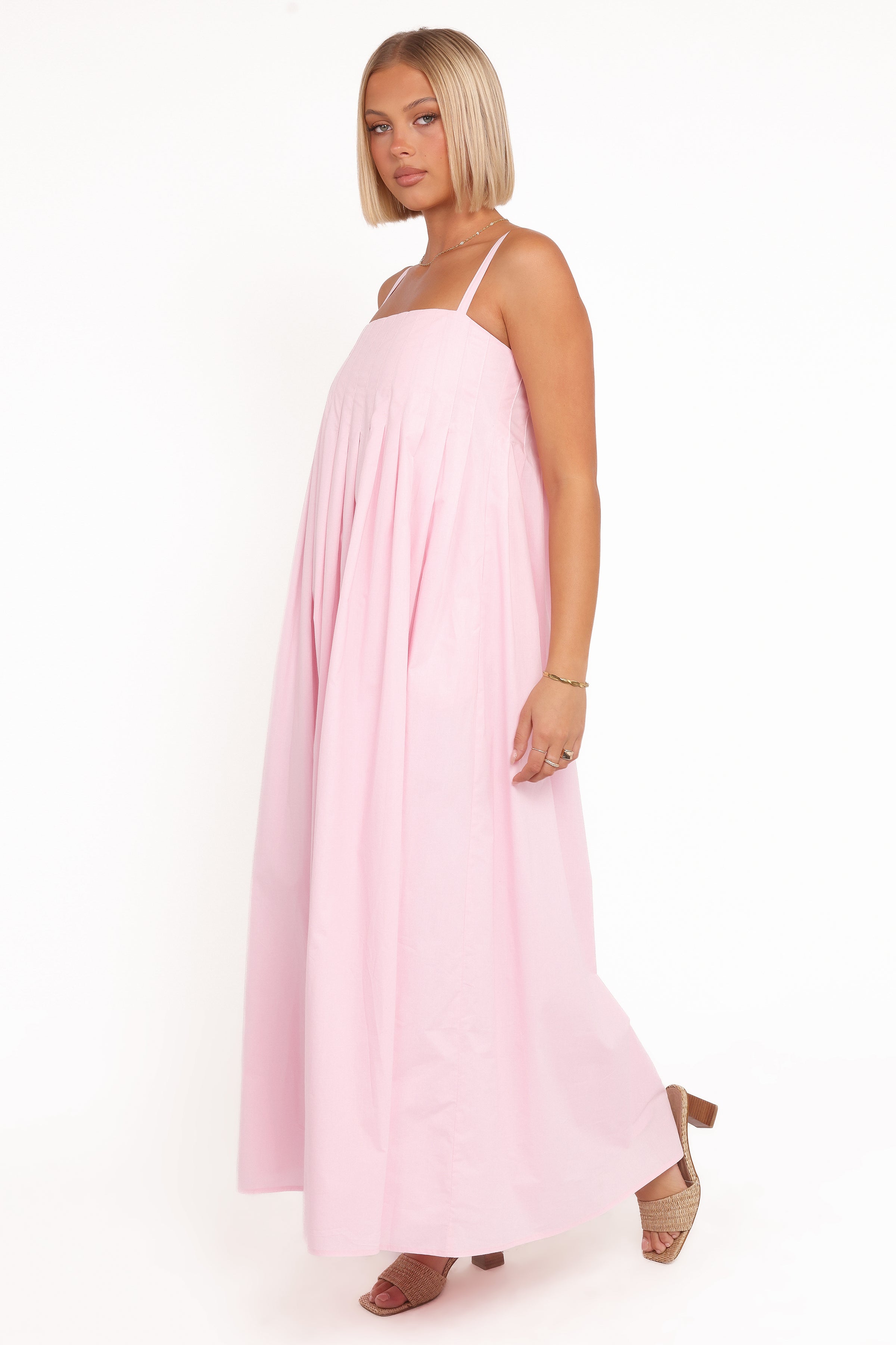 Petal and Pup USA DRESSES Corfu Midi Dress - Pink