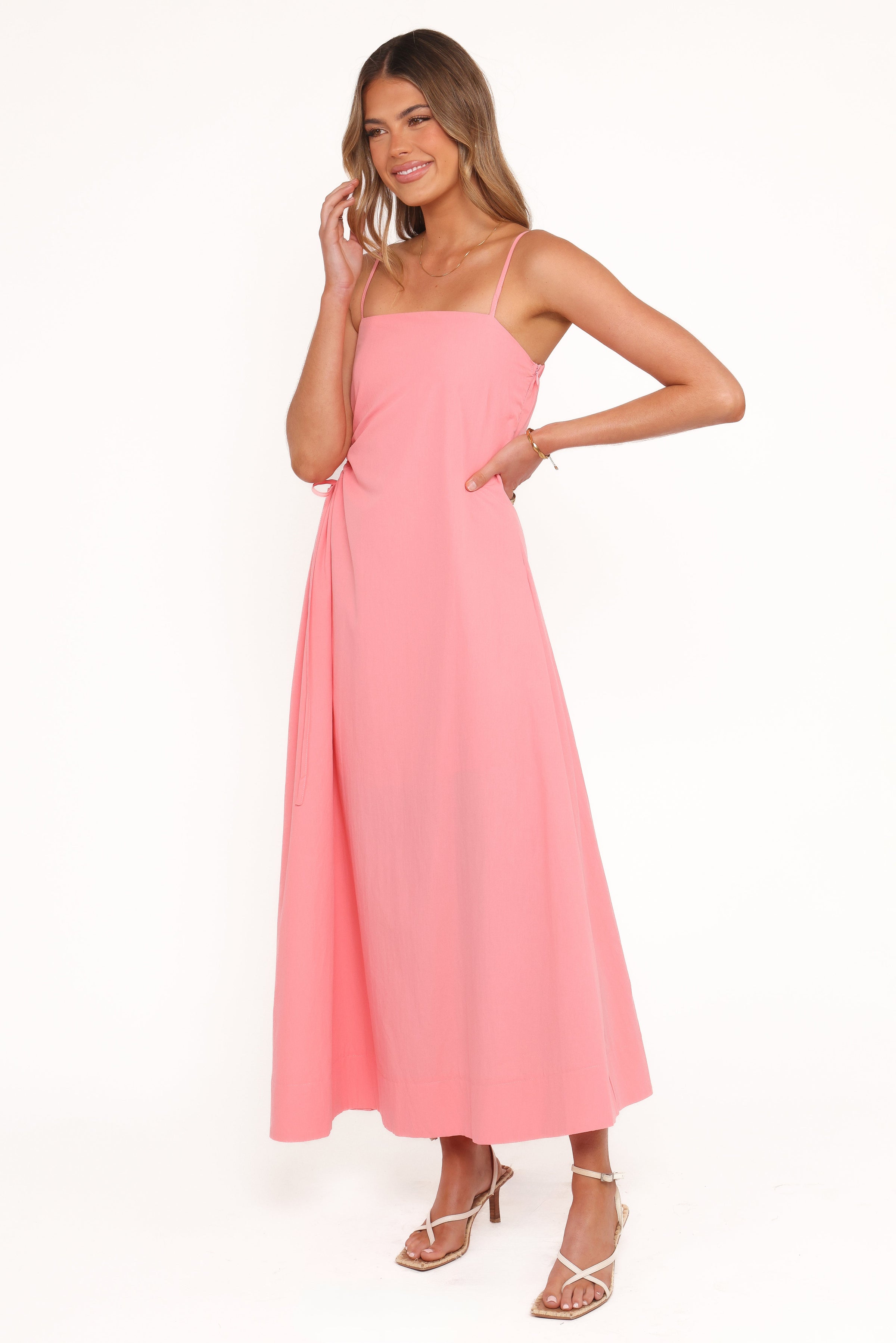 Petal and Pup USA DRESSES Corina Midi Dress - Watermelon