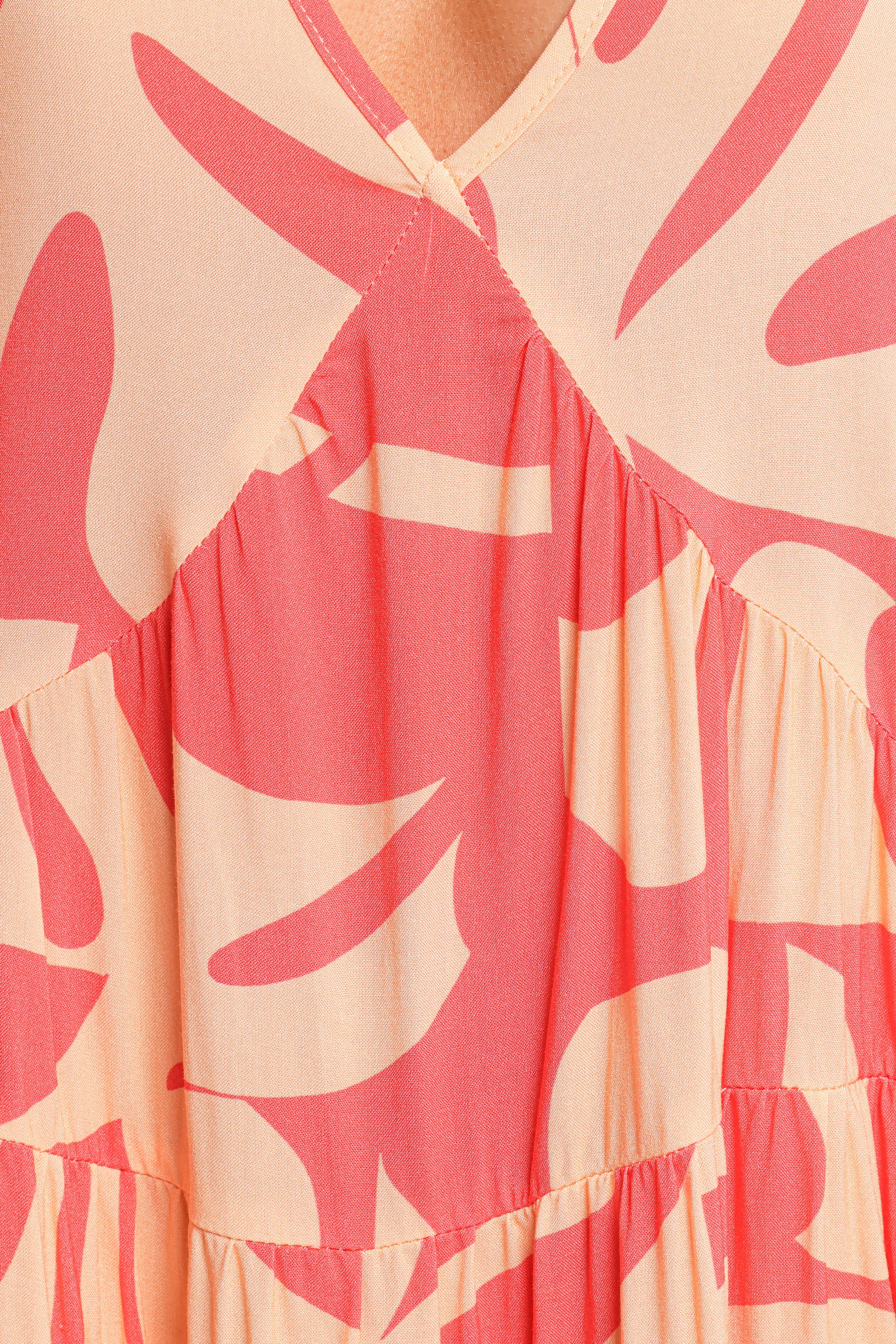 Petal and Pup USA DRESSES Corinna Mini Dress - Coral Print (Hold for Rack)