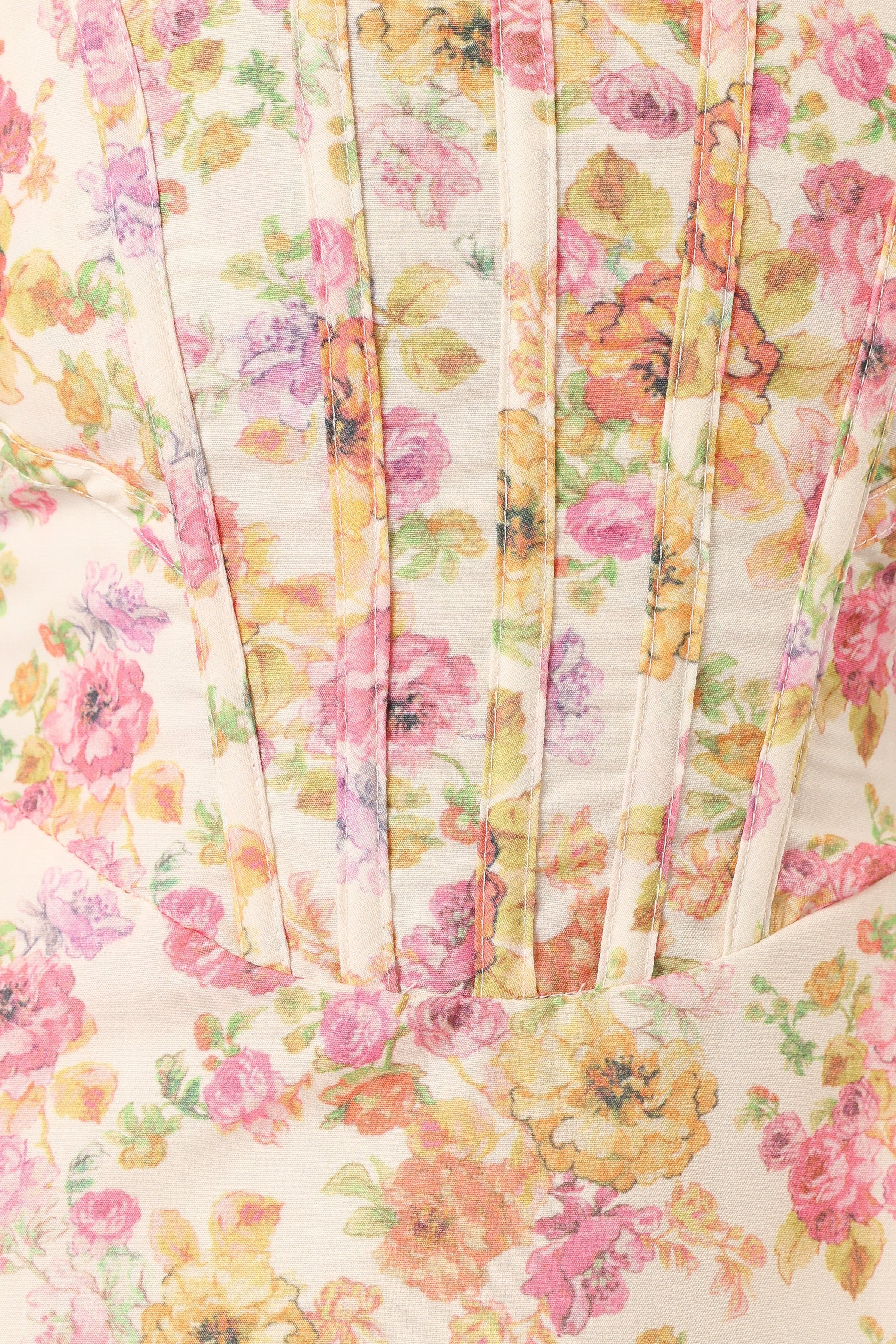 Petal and Pup USA DRESSES Cosima Midi Dress - Pink Floral