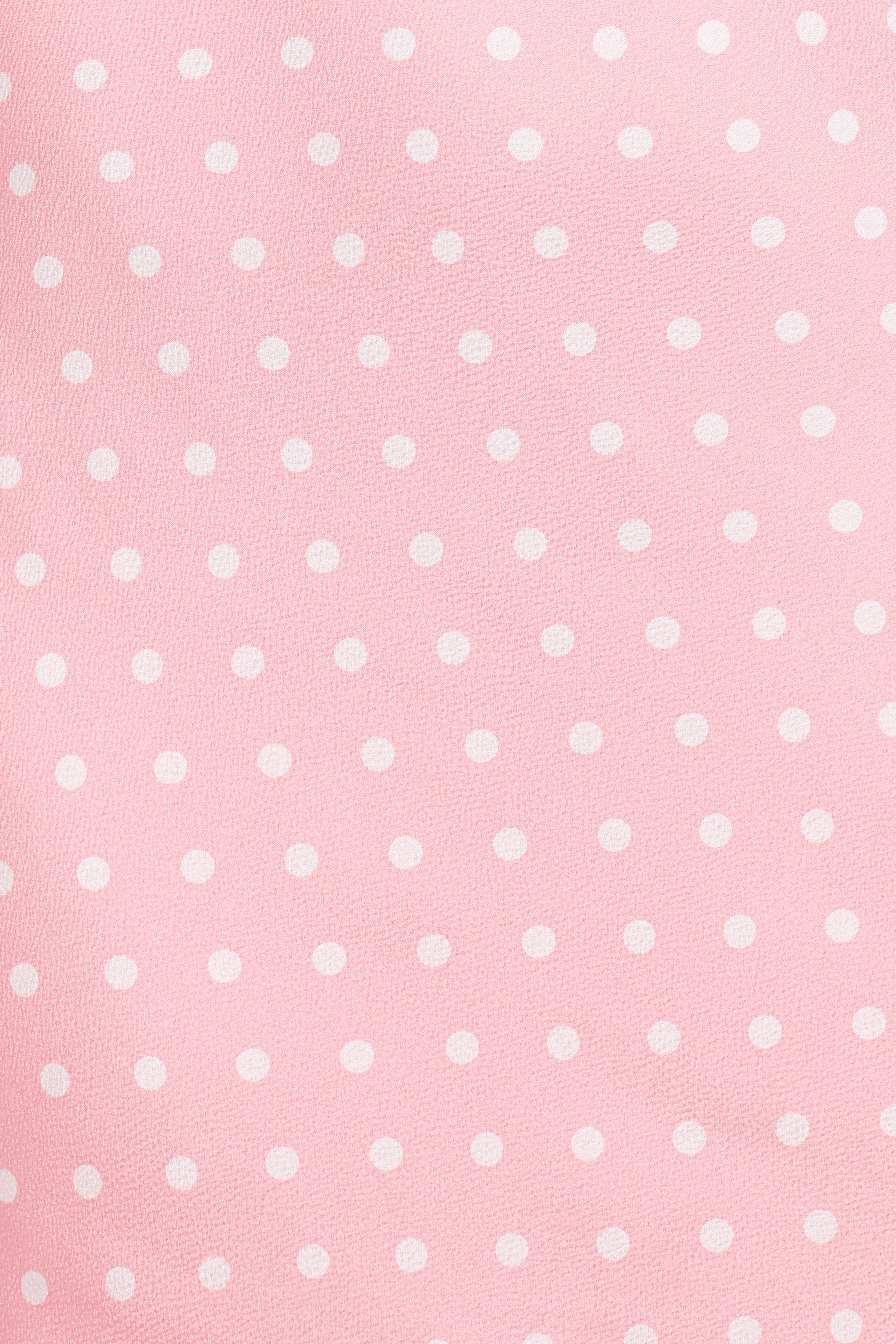 Petal and Pup USA DRESSES Dara Midi Dress - Pink Polka Dot