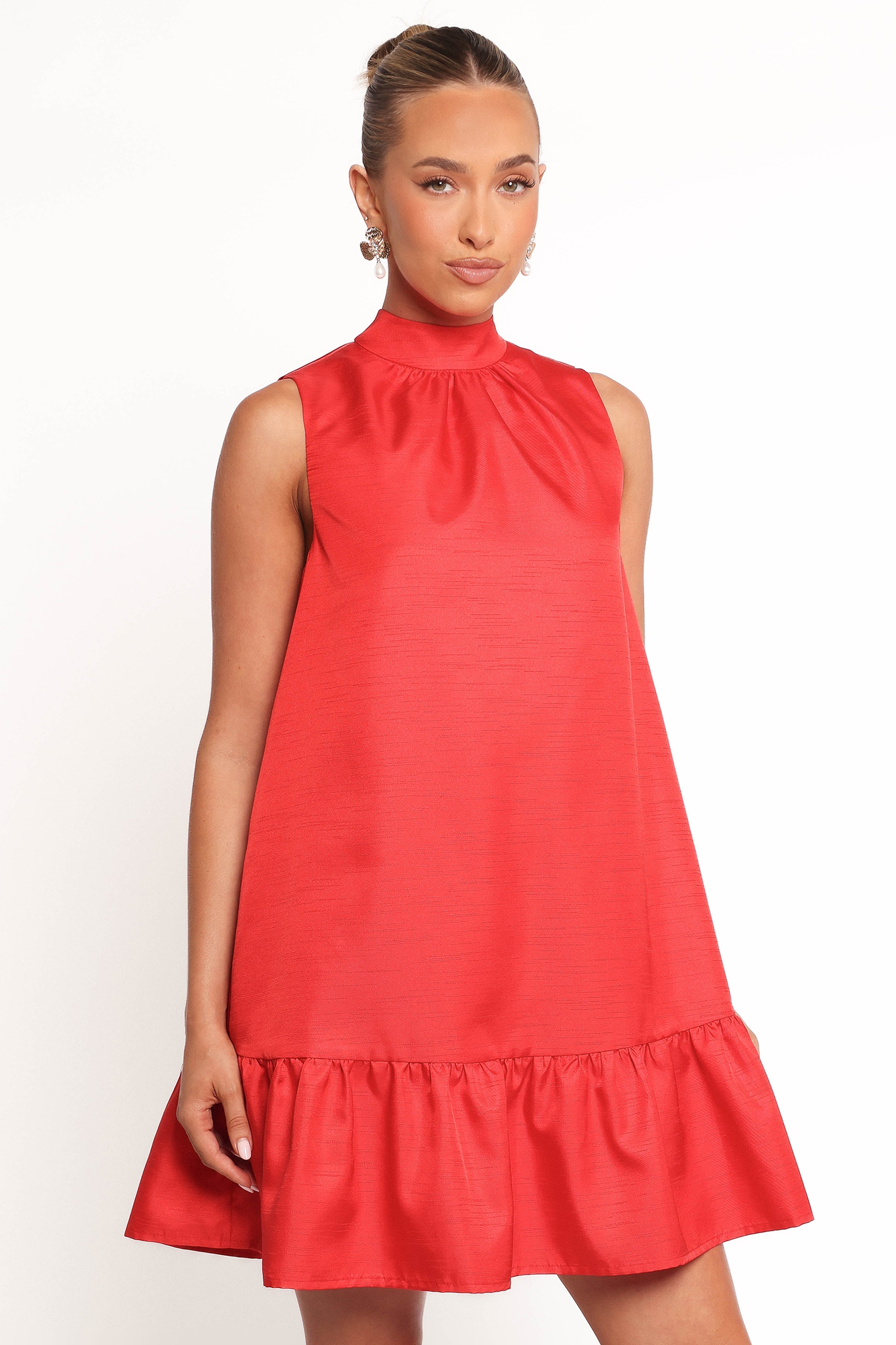 Petal and Pup USA DRESSES Darian Mini Dress - Red
