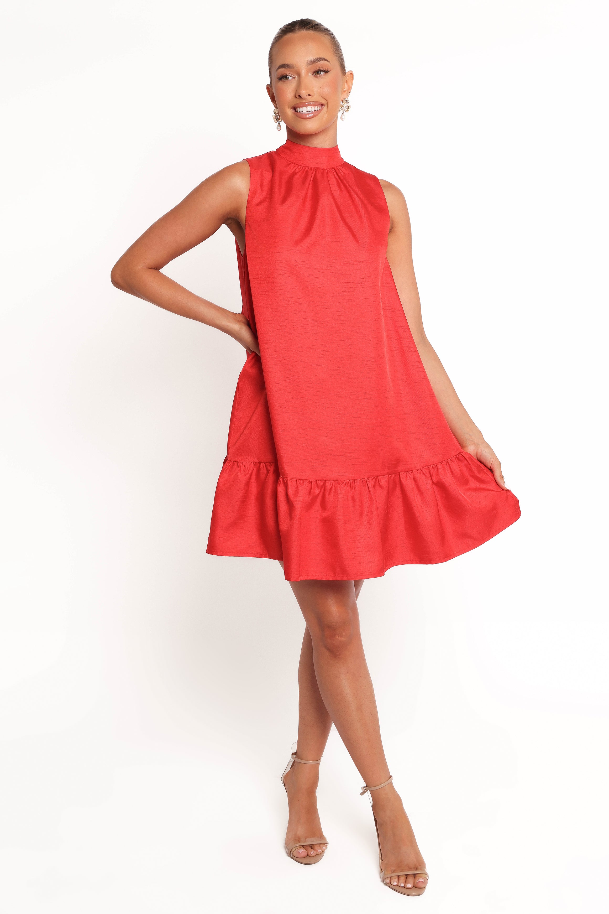Petal and Pup USA DRESSES Darian Mini Dress - Red