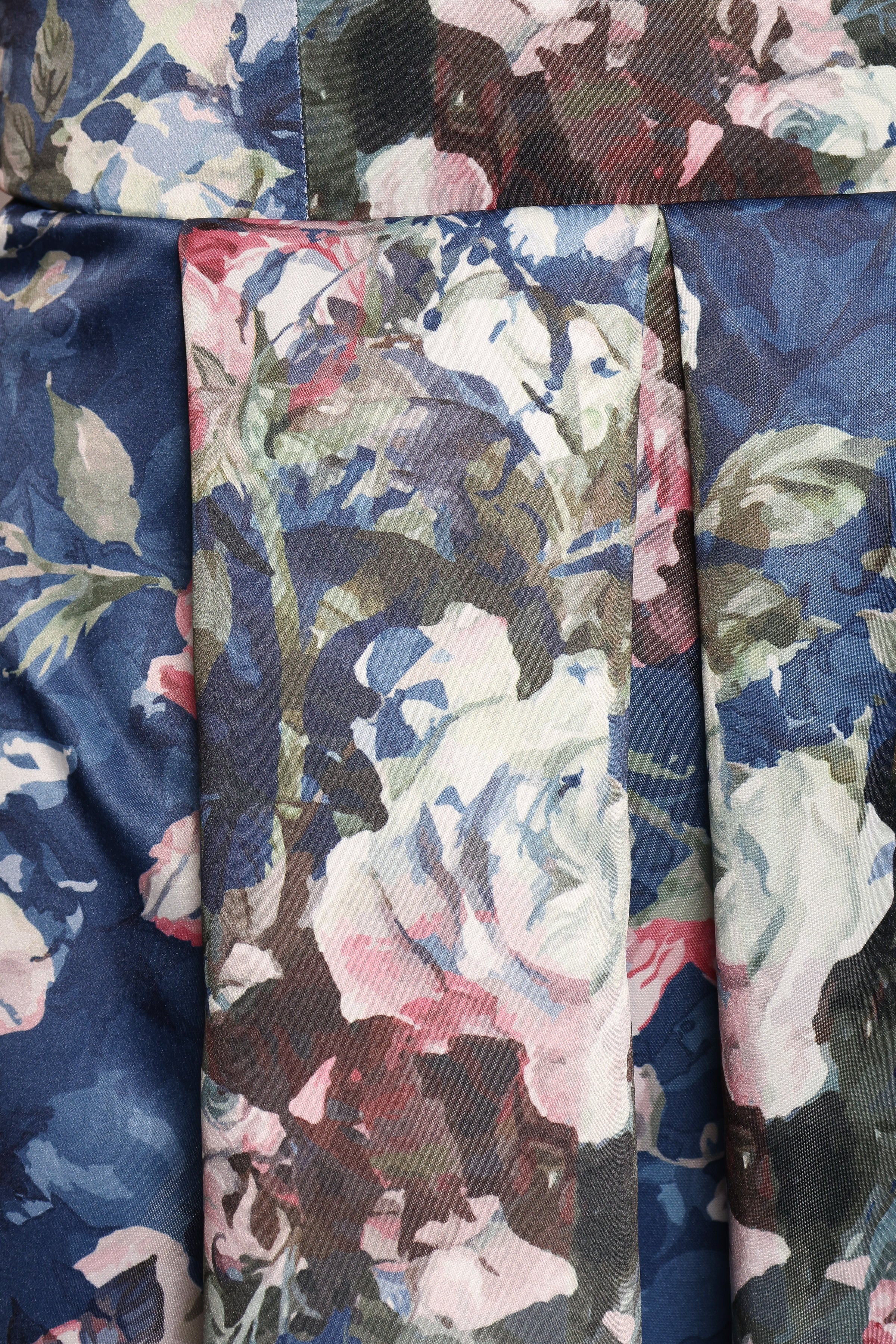 Petal and Pup USA DRESSES Darina Strapless Midi Dress - Midnight Floral