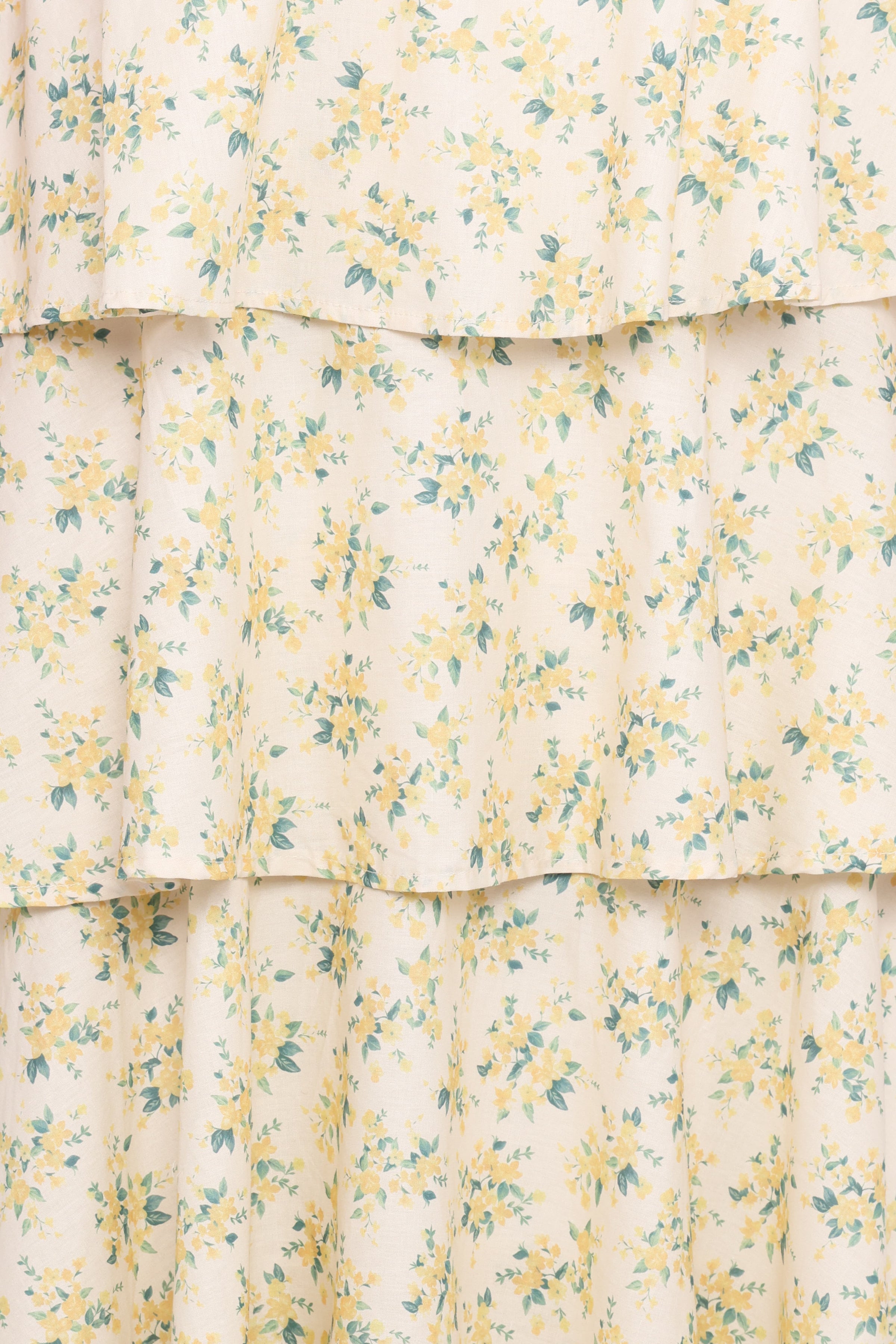 Petal and Pup USA DRESSES Darlia Halterneck Maxi Dress - Yellow Floral