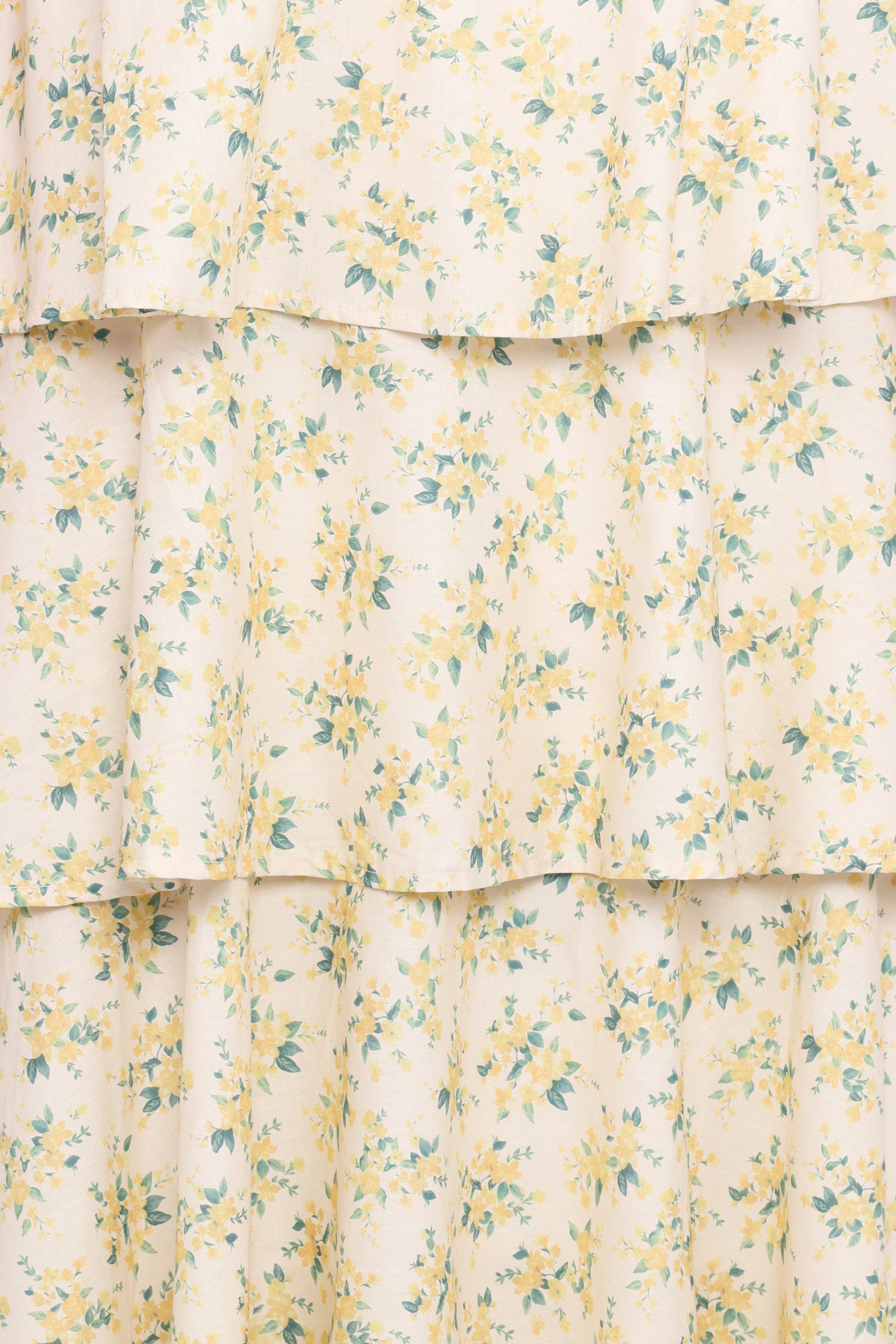 Petal and Pup USA DRESSES Darlia Halterneck Maxi Dress - Yellow Floral