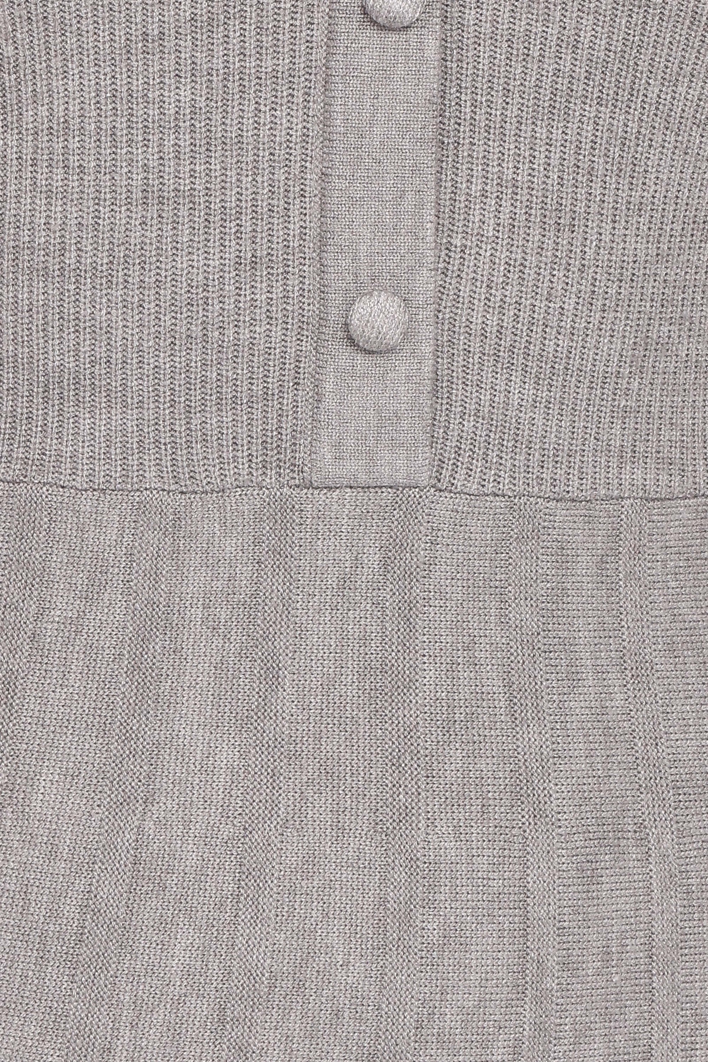 Petal and Pup USA DRESSES Darlina Long Sleeve Mini Dress - Heather Grey