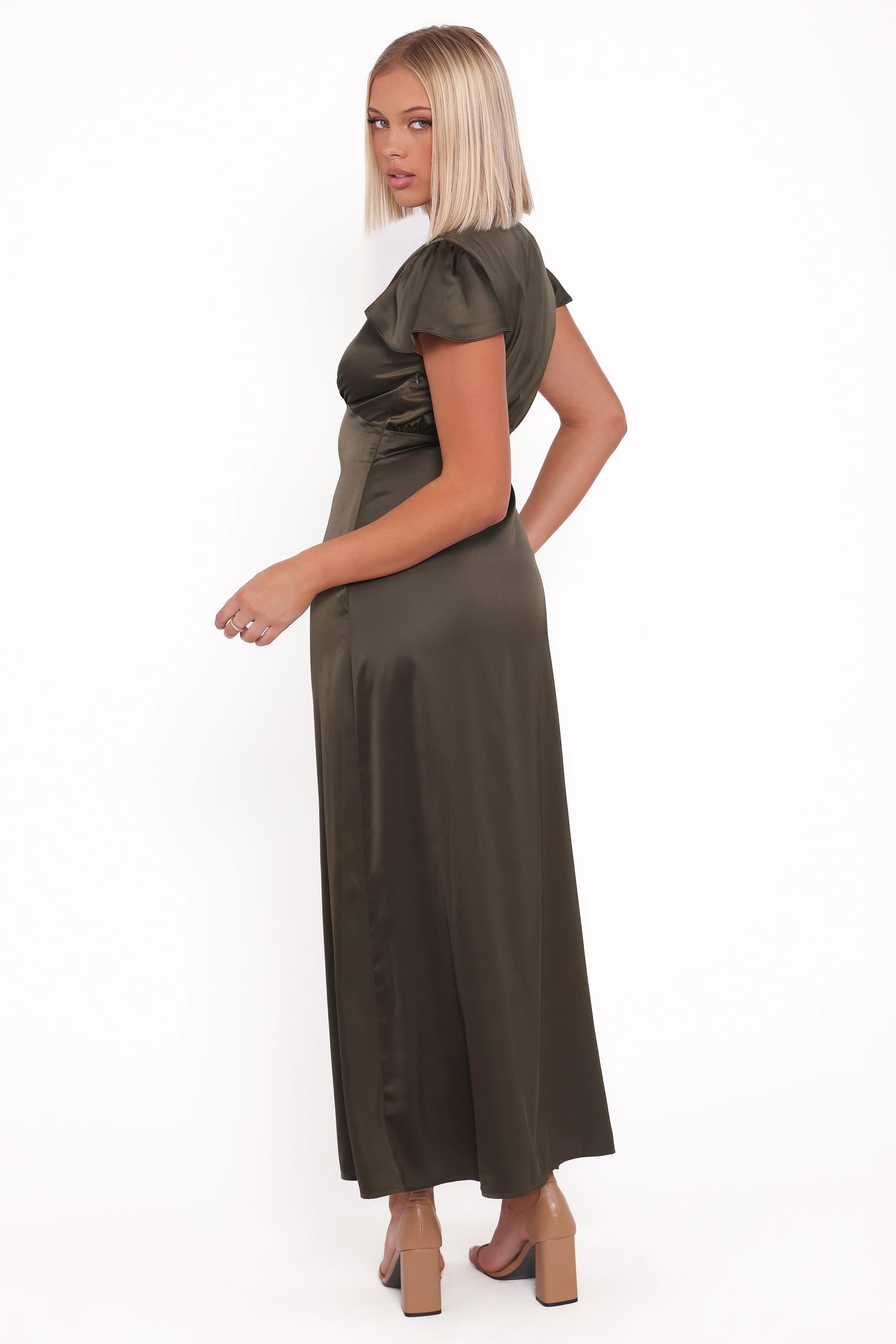 Petal and Pup USA DRESSES Dean Maxi Dress - Olive