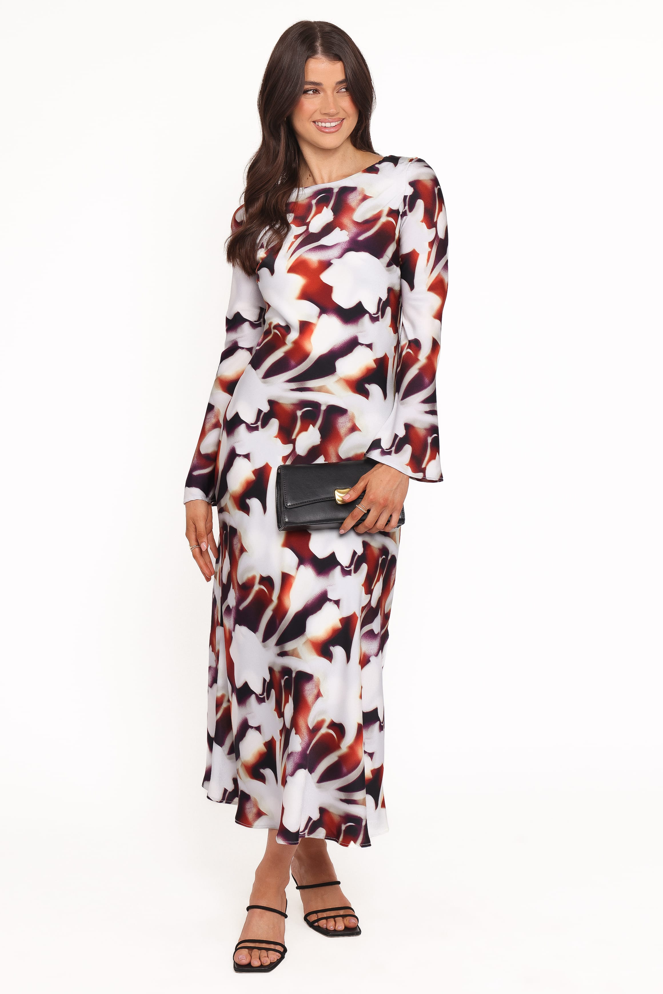 Petal and Pup USA DRESSES Deidre Maxi Dress - Blurred Floral