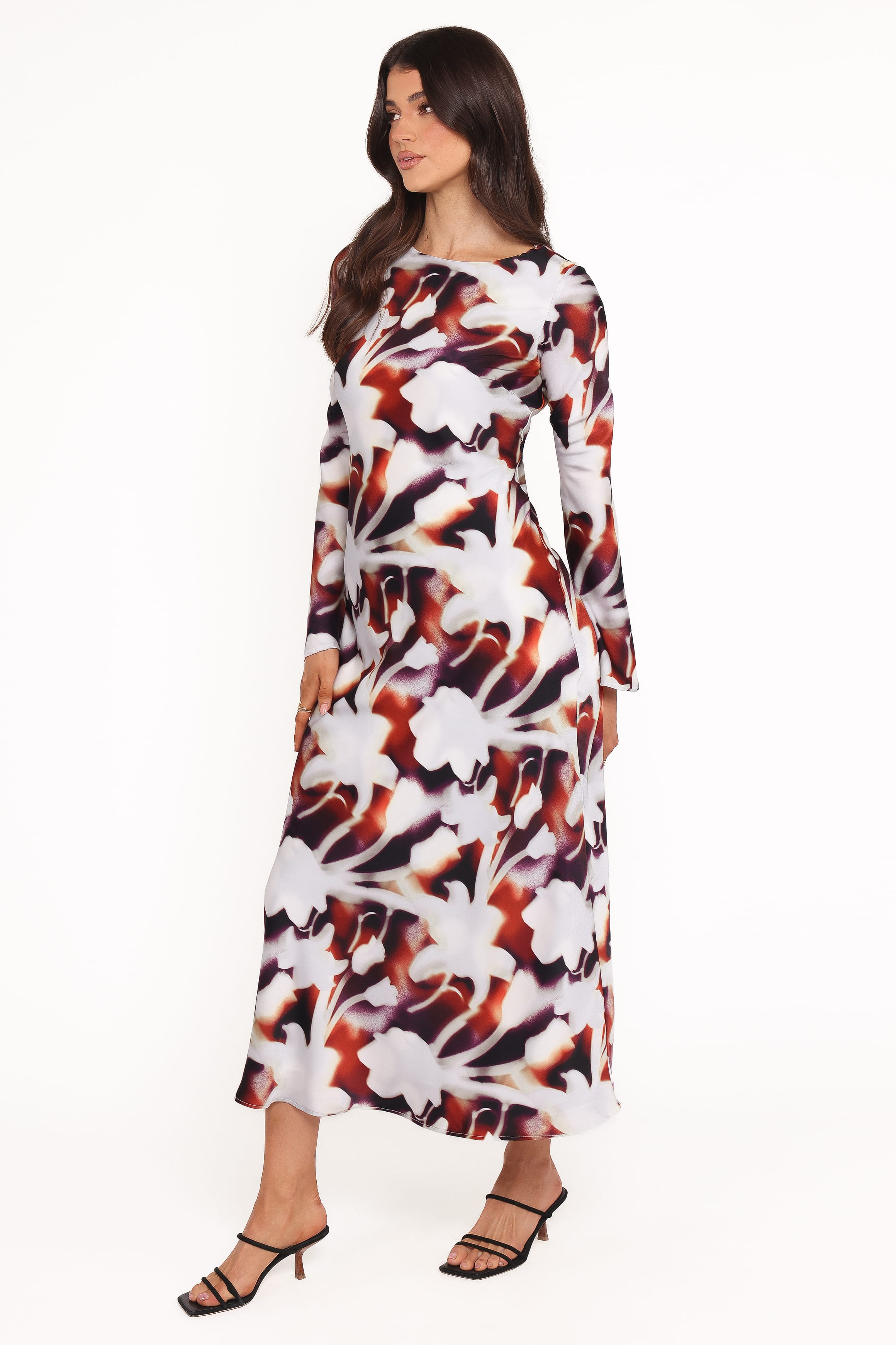 Petal and Pup USA DRESSES Deidre Maxi Dress - Blurred Floral
