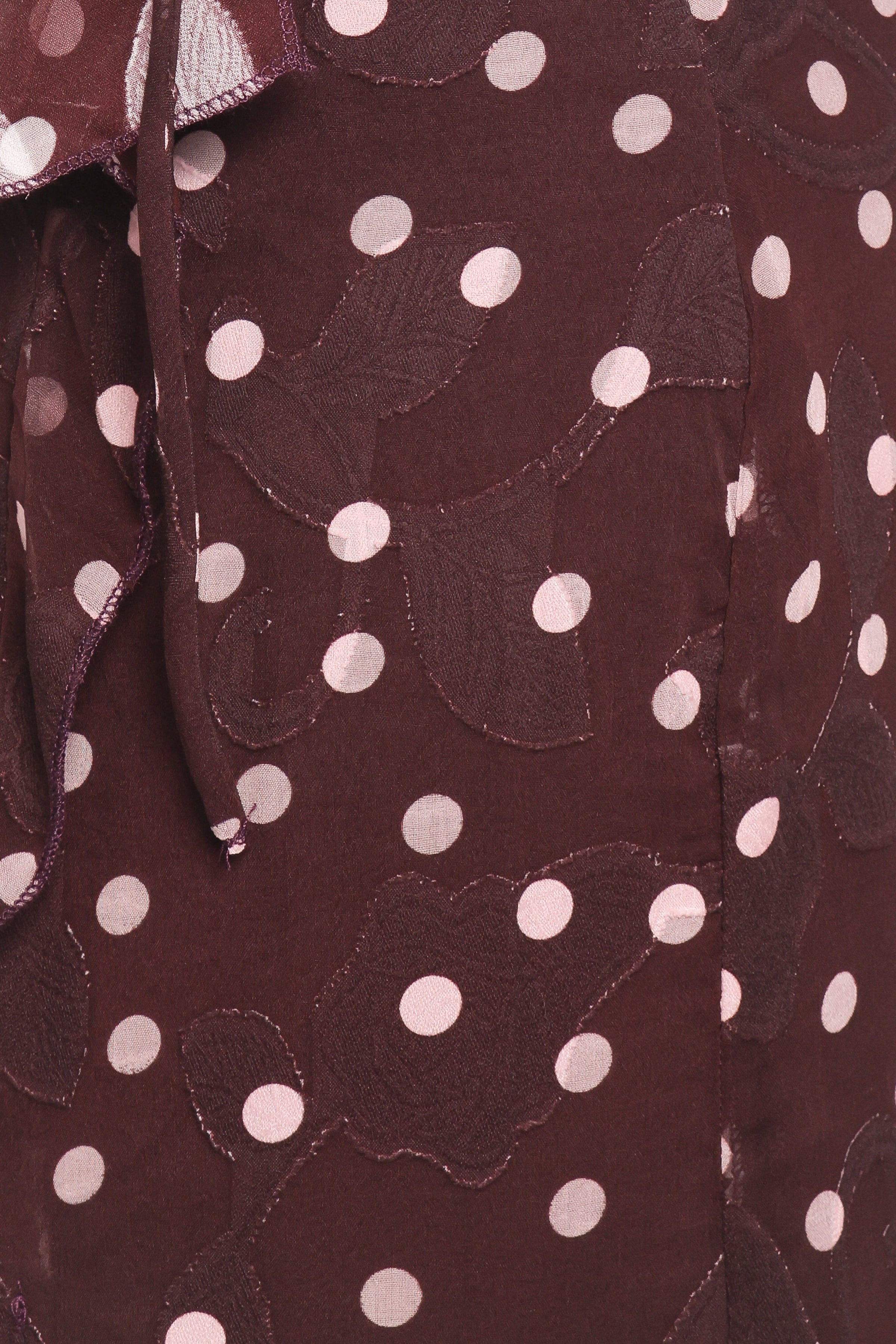 Petal and Pup USA DRESSES Delta Maxi Dress - Plum Polka Dot