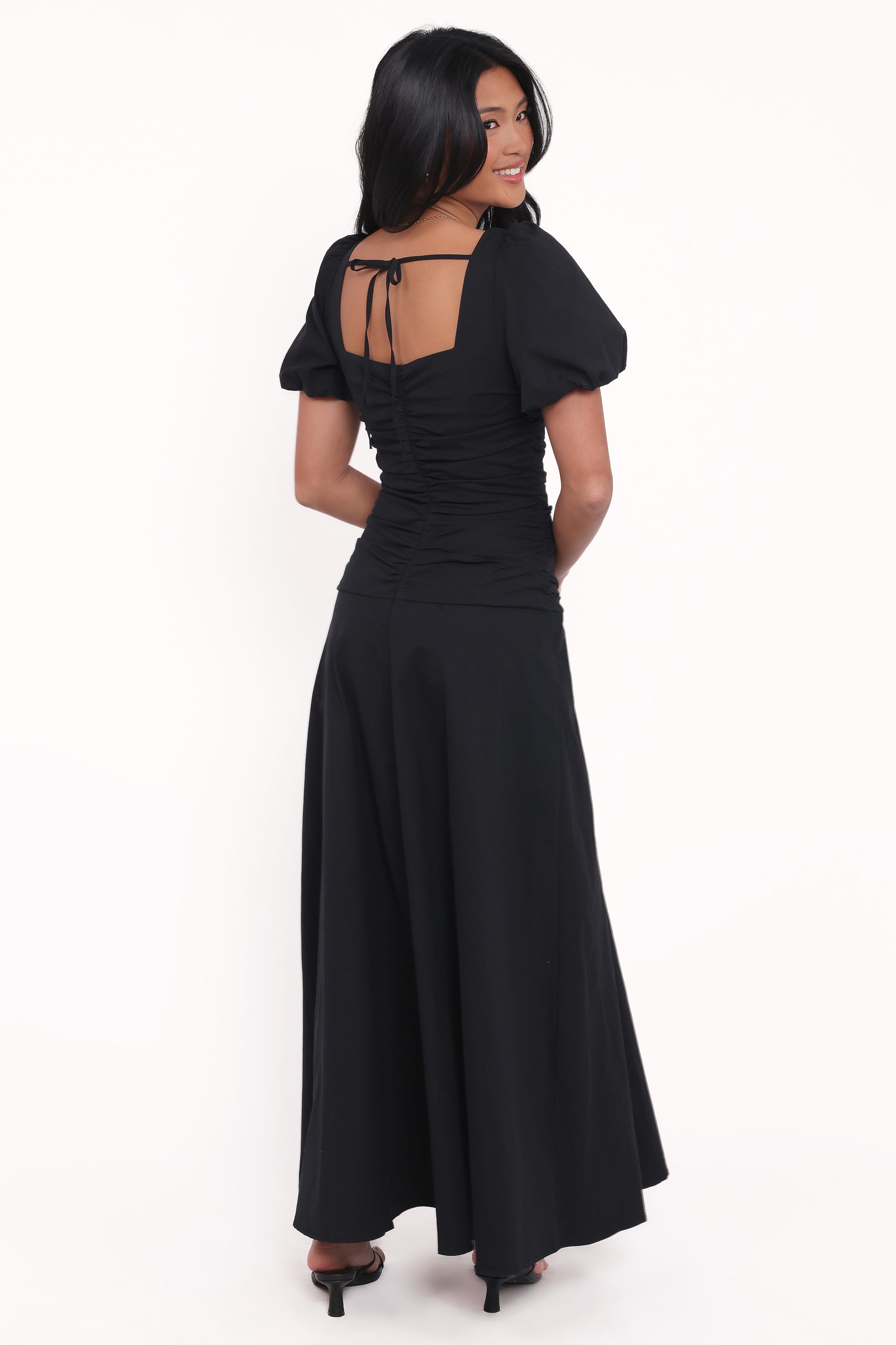 Petal and Pup USA DRESSES Denver Midi Dress - Black
