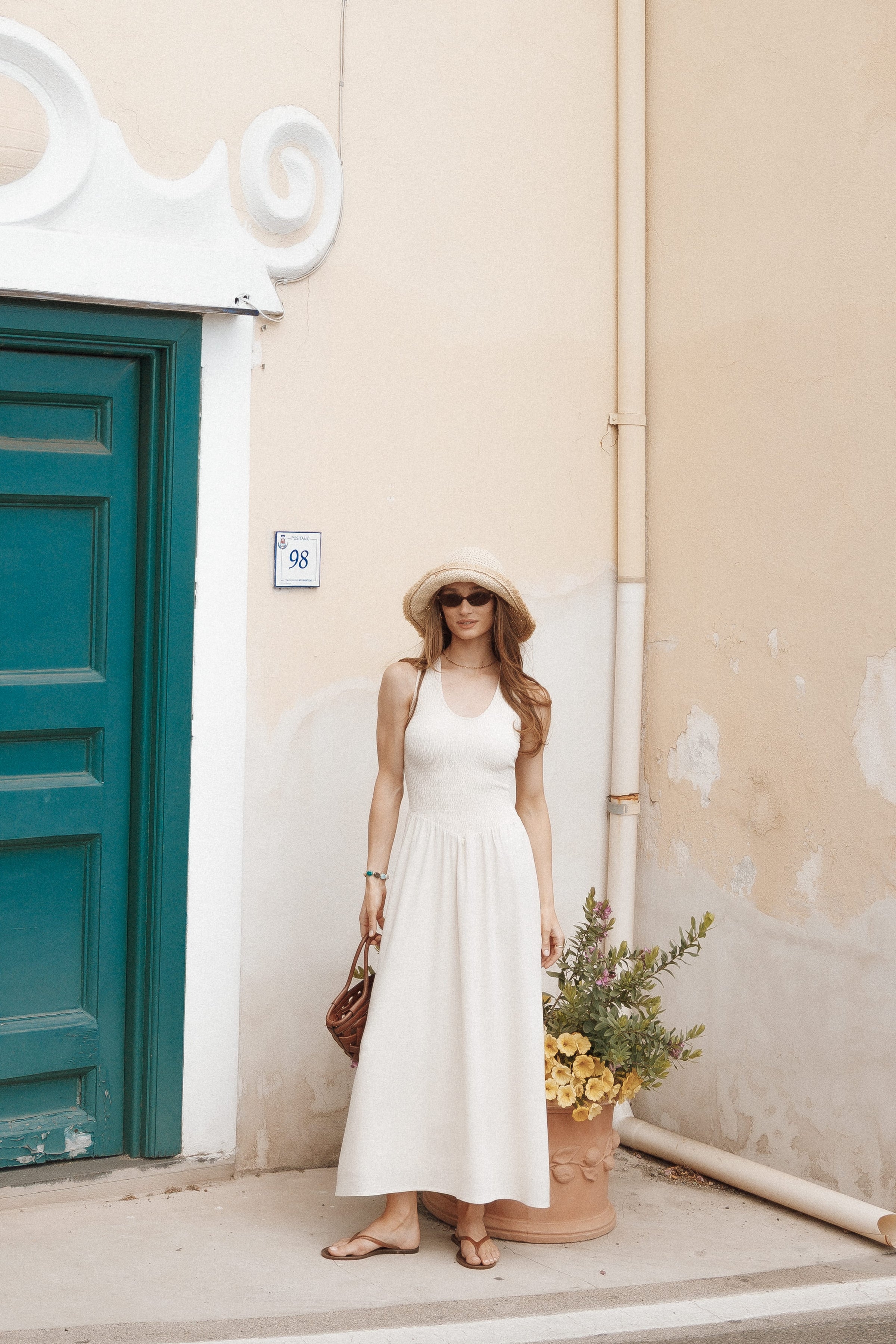 Petal and Pup USA DRESSES Dimity Maxi Dress - Oatmeal