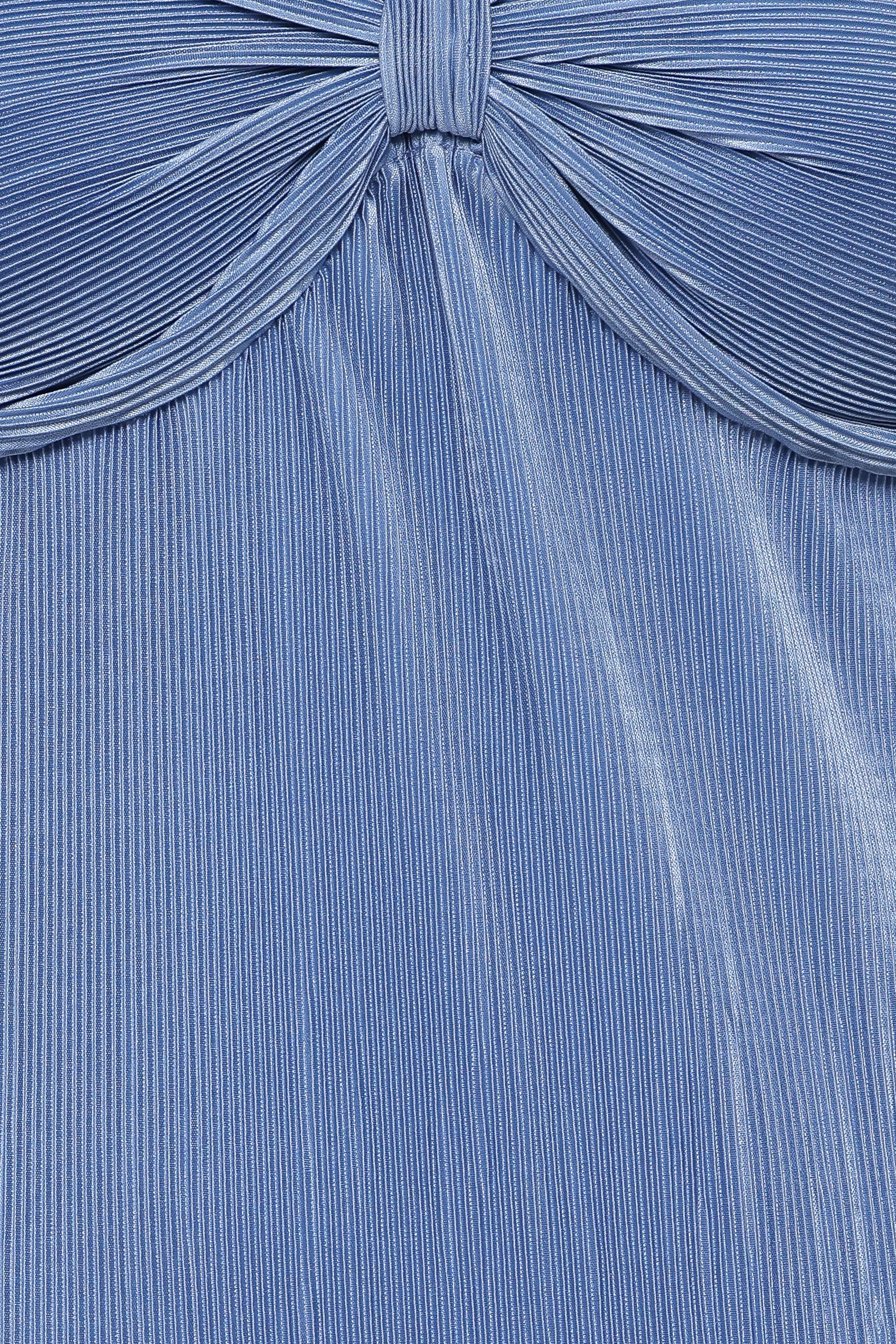 Petal and Pup USA DRESSES Dolores Pleated Maxi Dress - Cornflower Blue